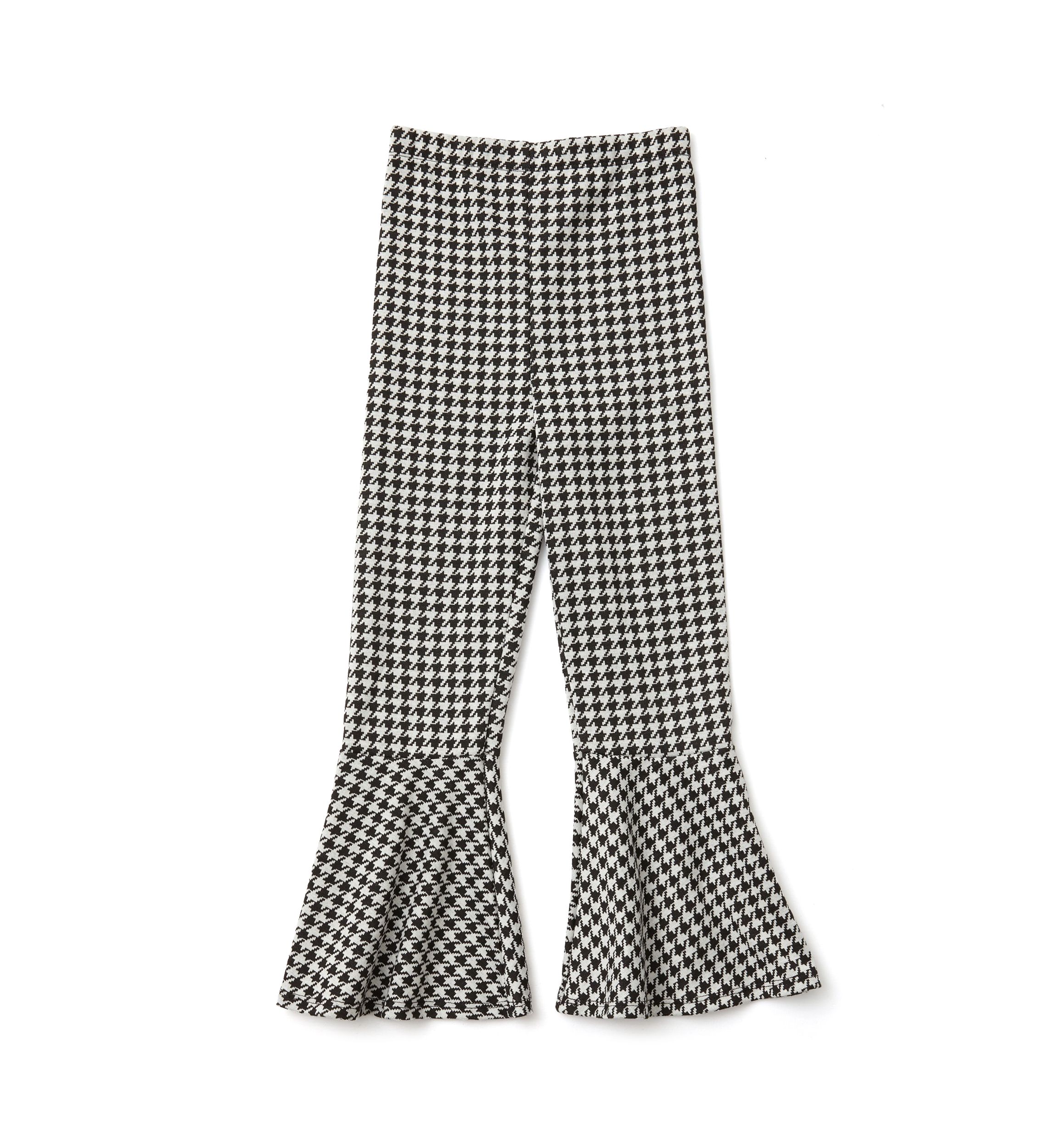 Girls 4-6x Knit Top and Printed Flare Pants Set