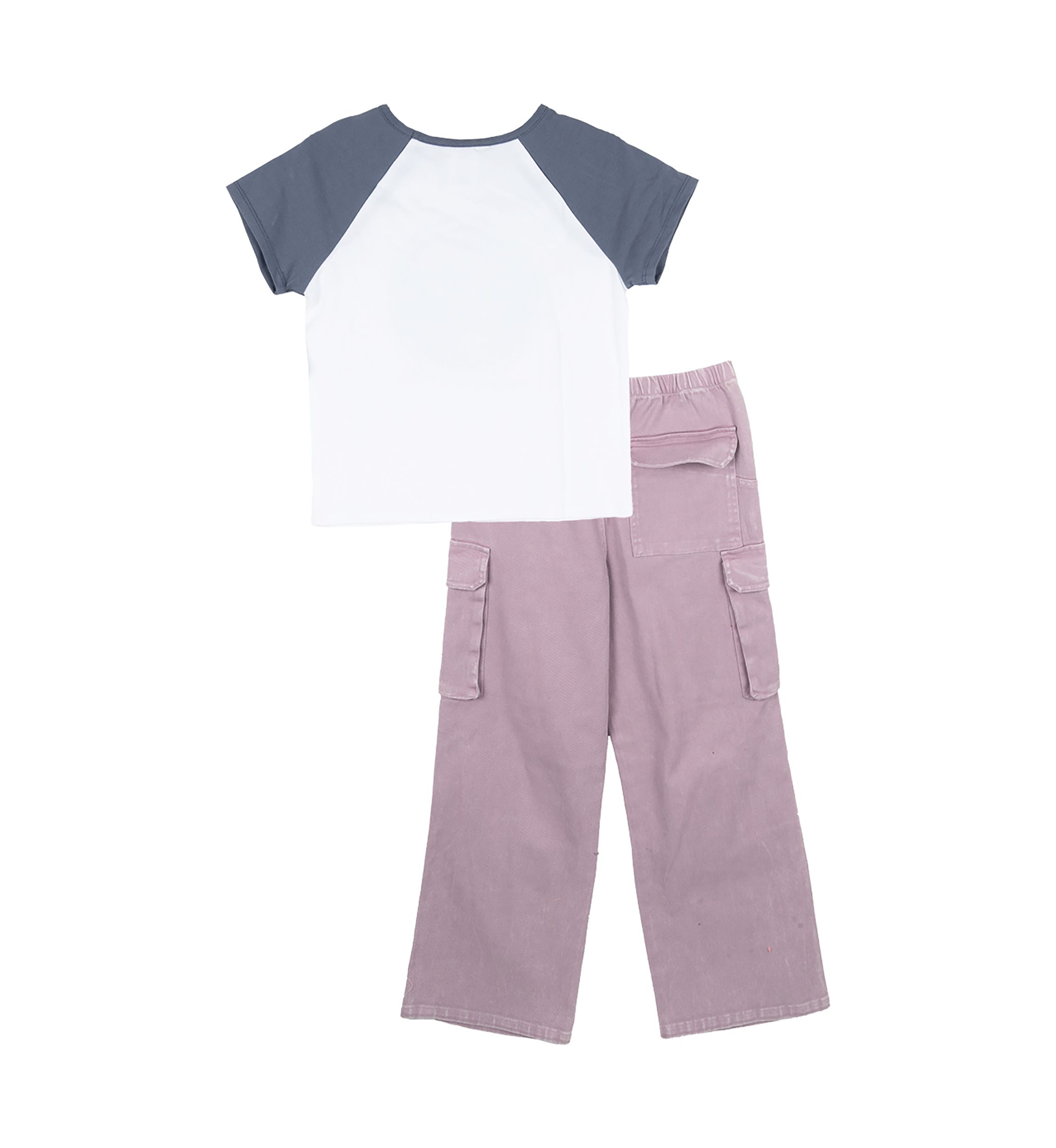 Girls 7-16 Graphic T-Shirt and Cargo Pants Set