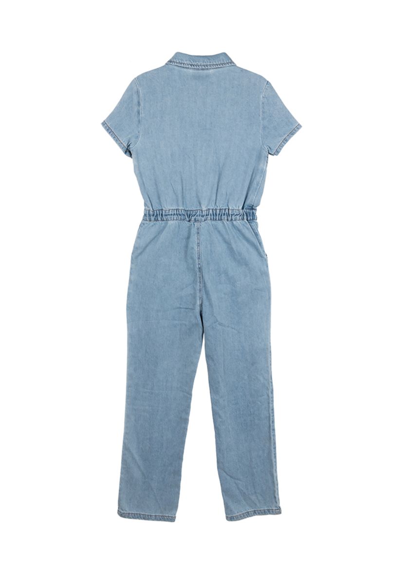 Girls 7-16 Denim Utility Jumpsuit