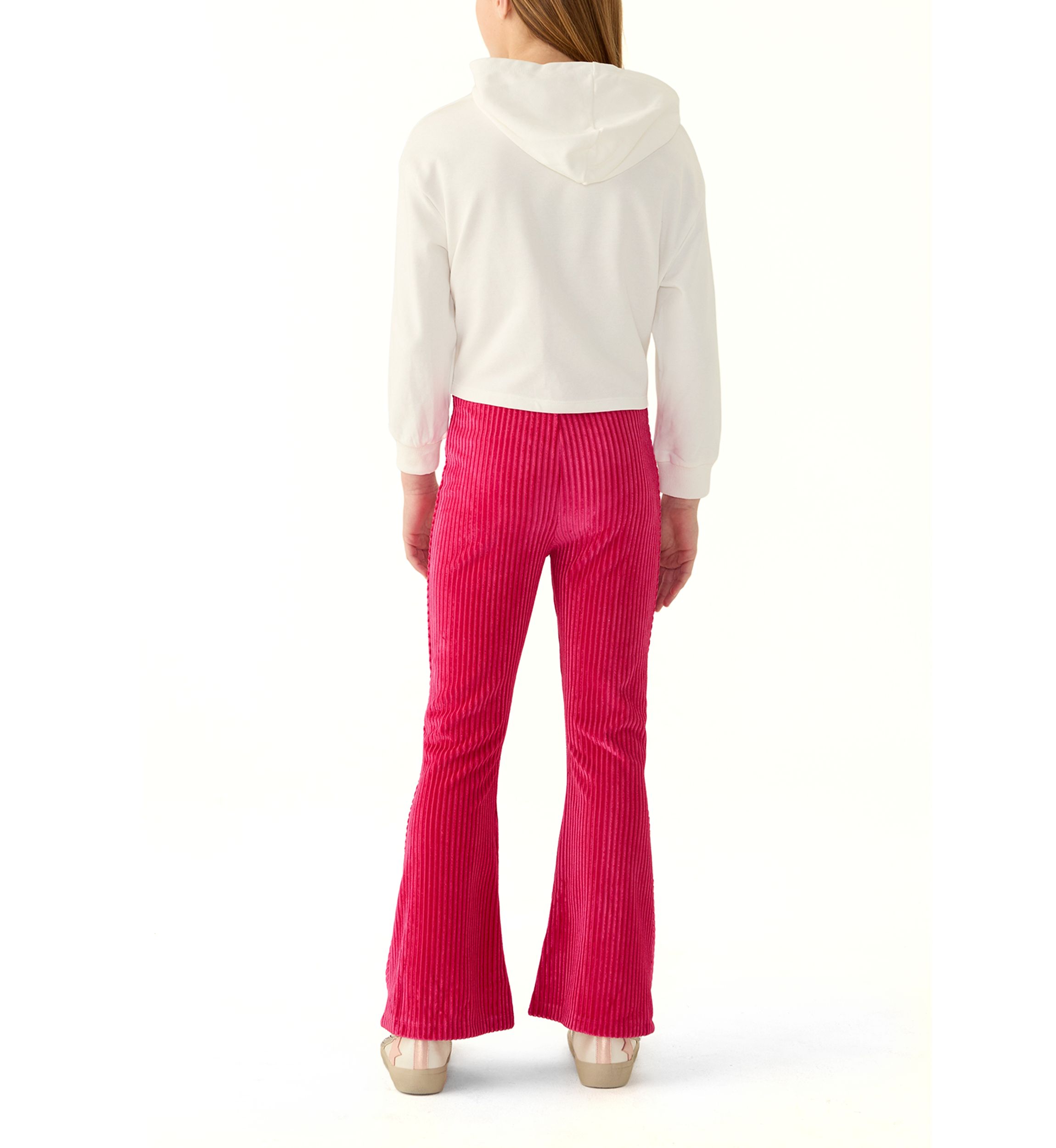Girls 7-16 2-Piece Graphic Hoodie and Pants Set 