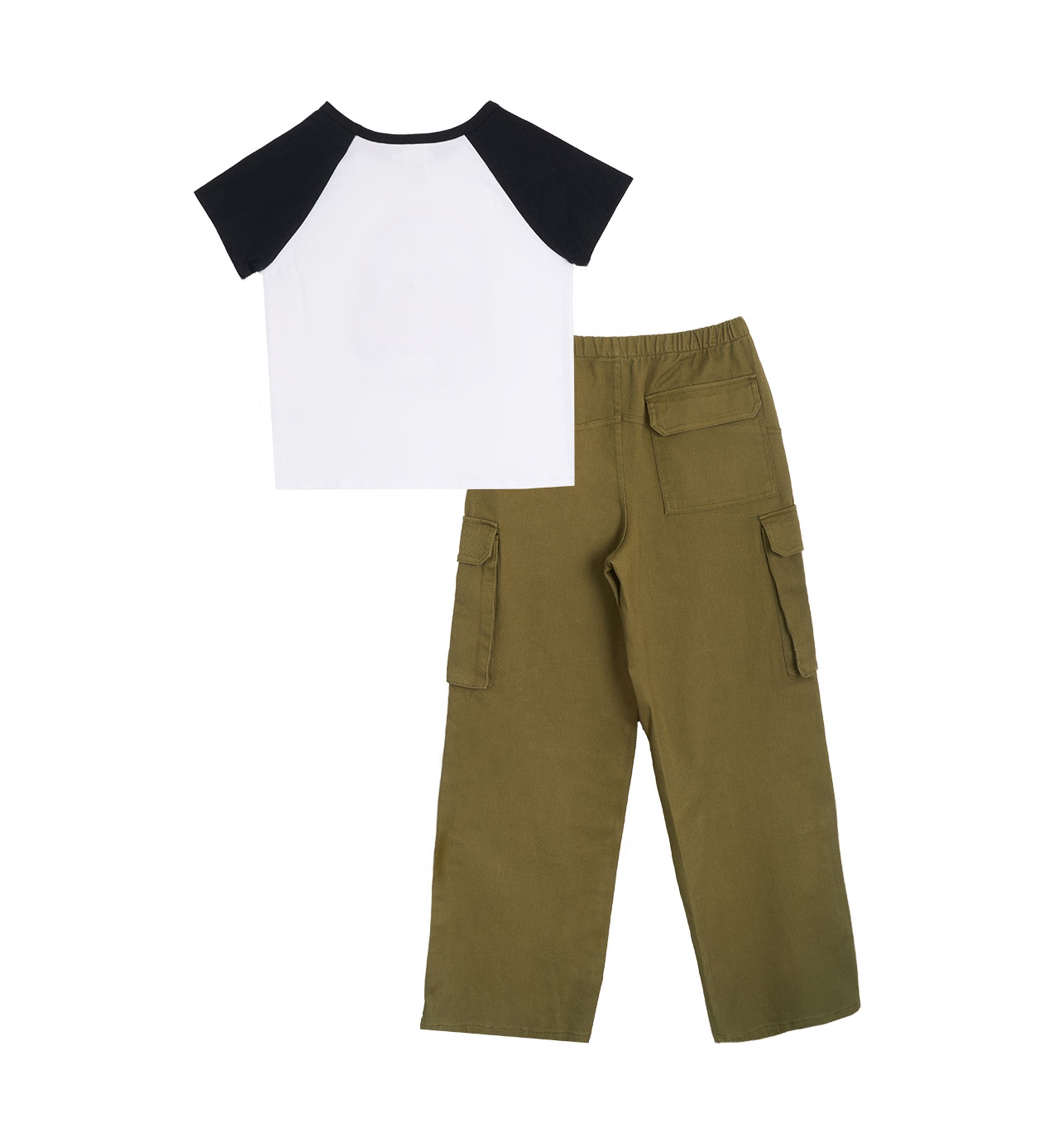 Girls 7-16 Jeep Raglan Graphic T-Shirt and Cargo Pants Set