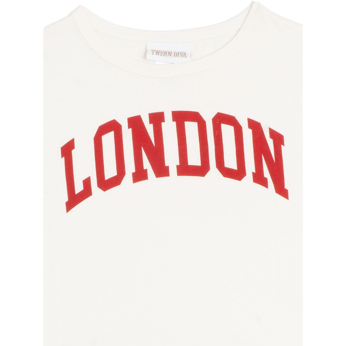 Girls 7-16 London Graphic T-Shirt and Printed Pants Set