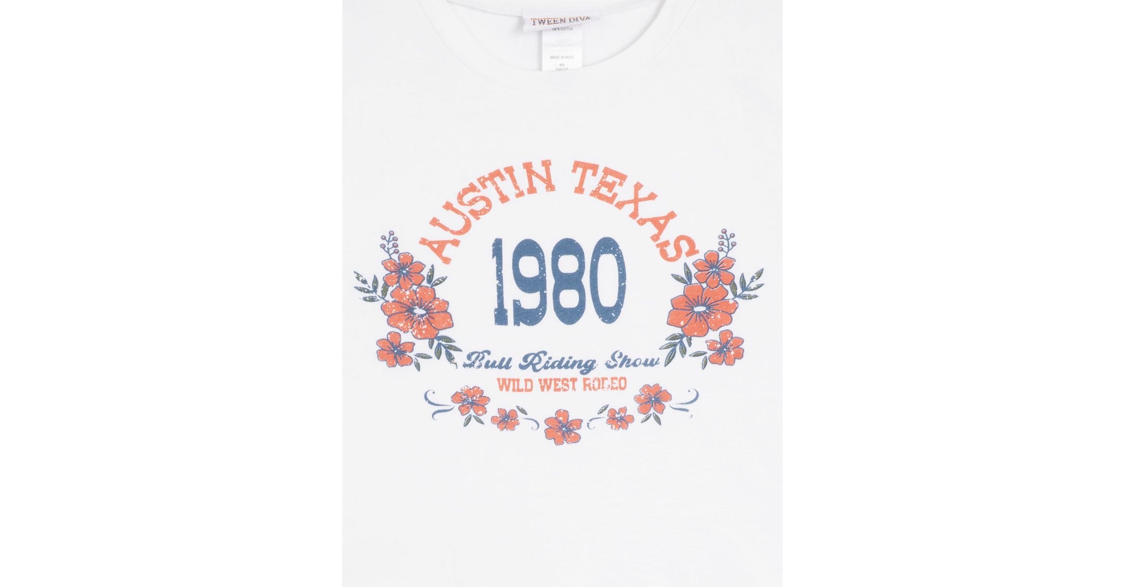 Girls 7-16 Austin Graphic T-Shirt and Tiered Ruffle Skort Set