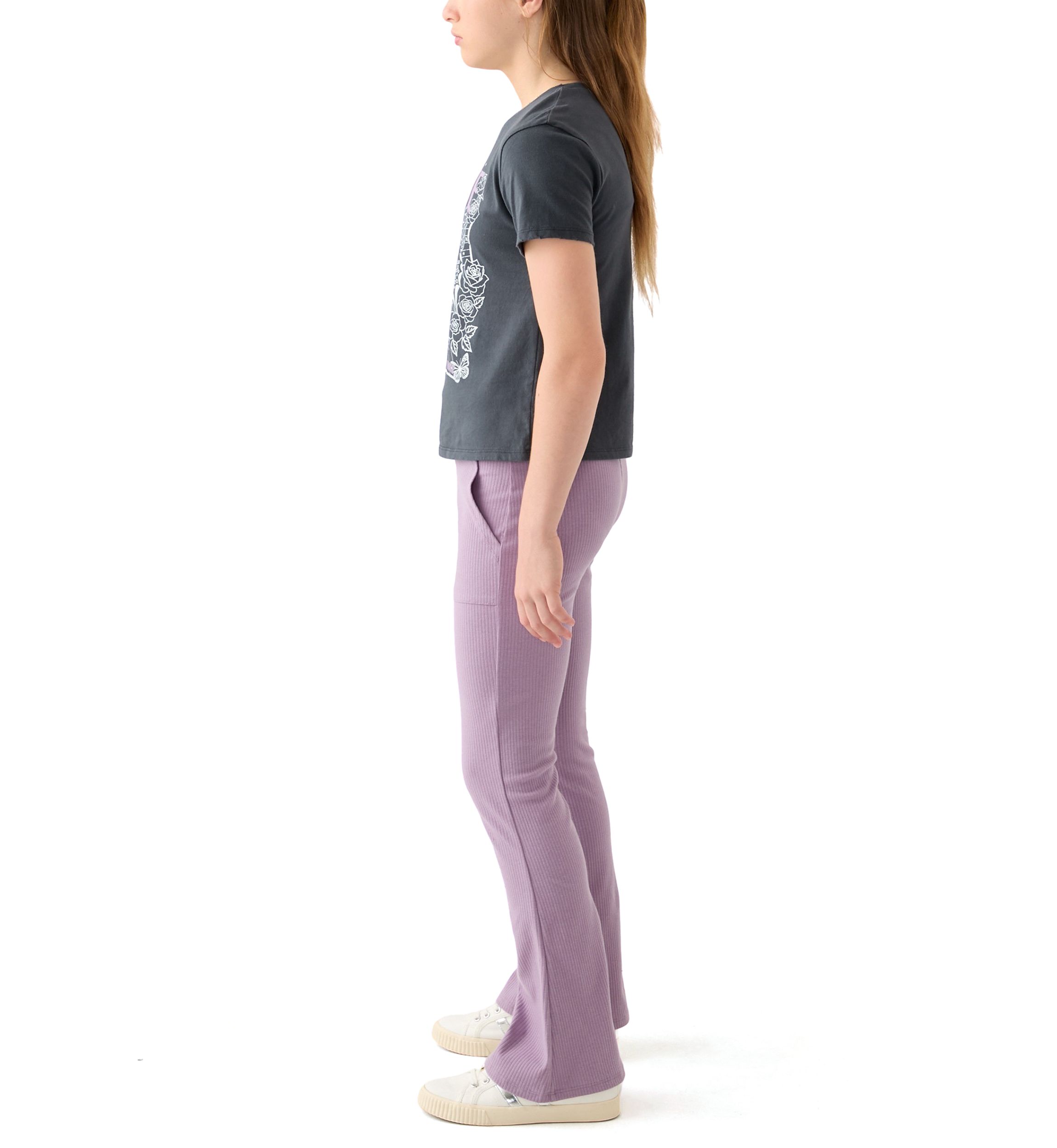 Girls 7-16 Believe Foldover Flare Set