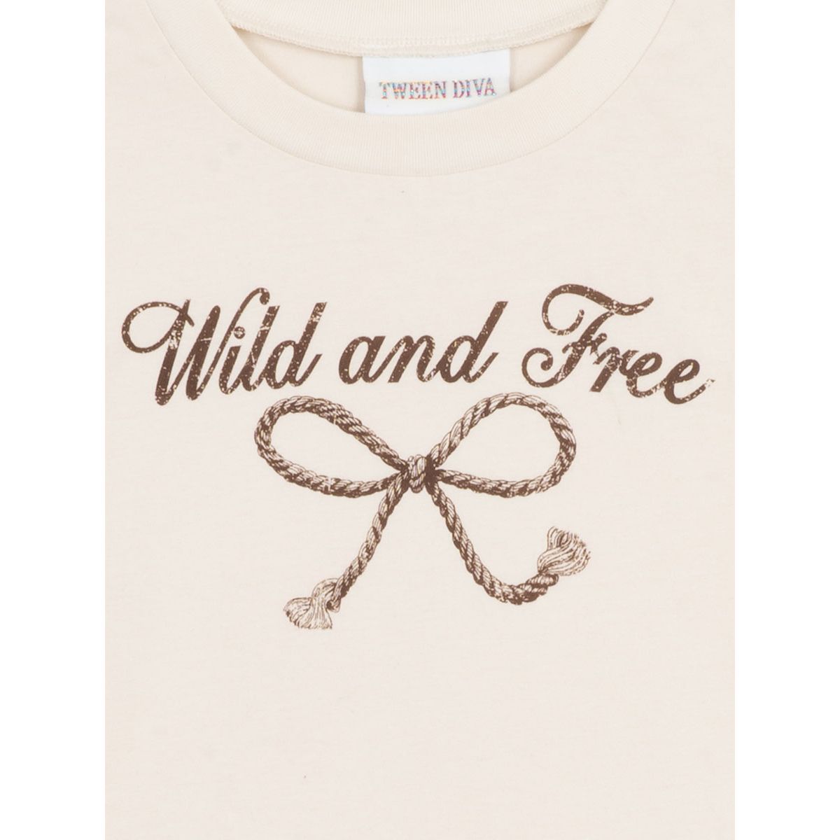 Girls 7-16 Wild and Free Graphic T-Shirt and Chiffon Skort Set