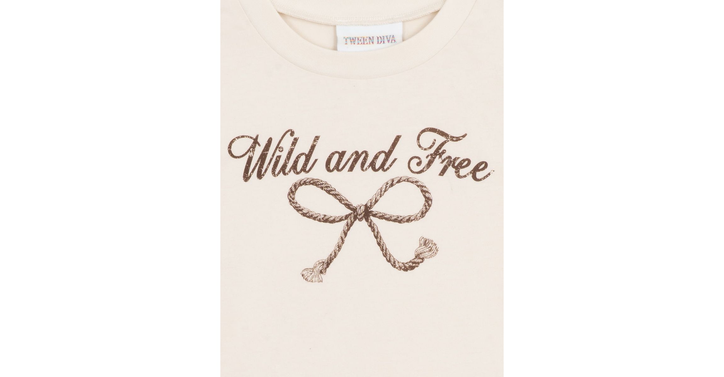 Girls 7-16 Wild and Free Graphic T-Shirt and Chiffon Skort Set