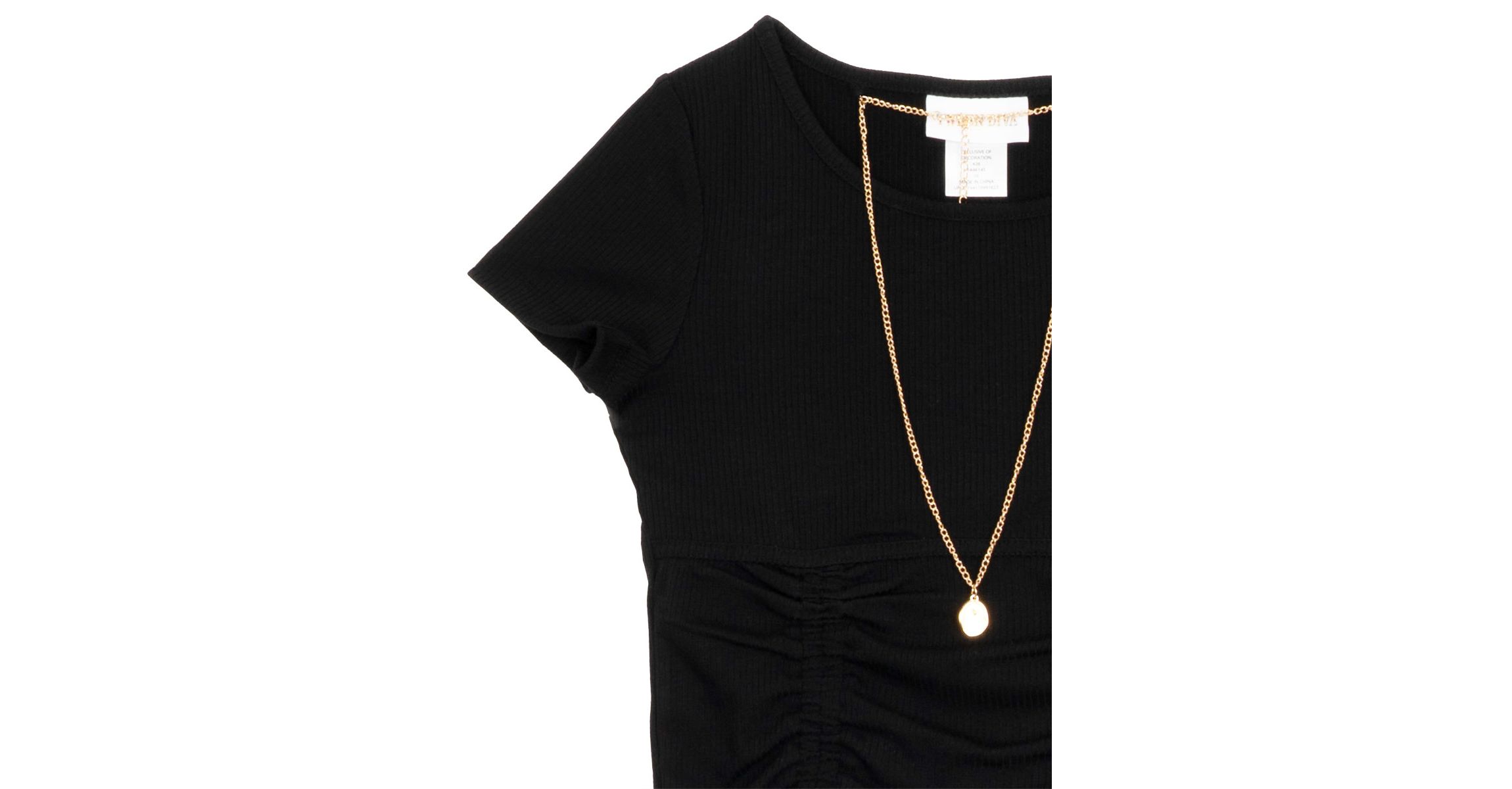 Girl 7-16 Knit Top and Animal Printed Flare Leggings
