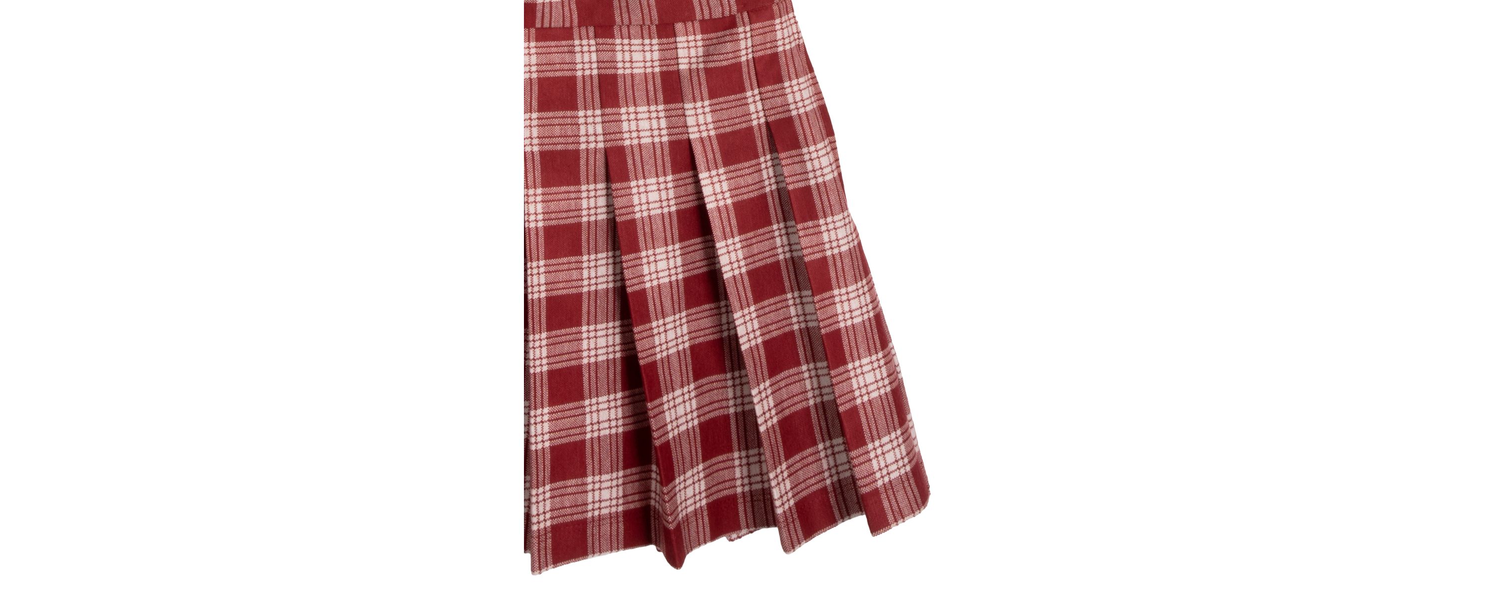 Girls 7-16 Free Bird Graphic T-Shirt and Plaid Skort Set