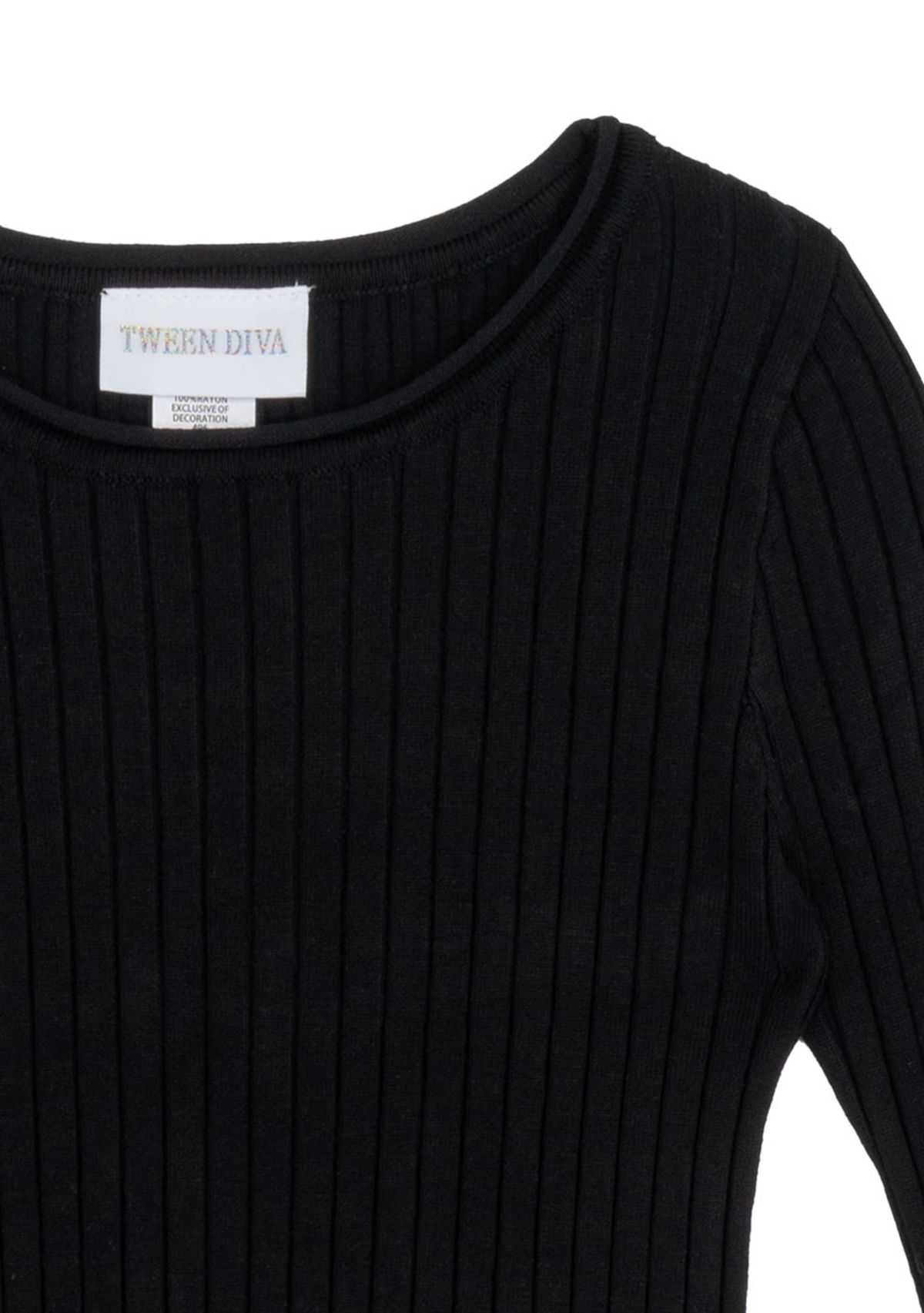 Girls 7-16 Asymmetric Top and Bedazzled Jeans Set