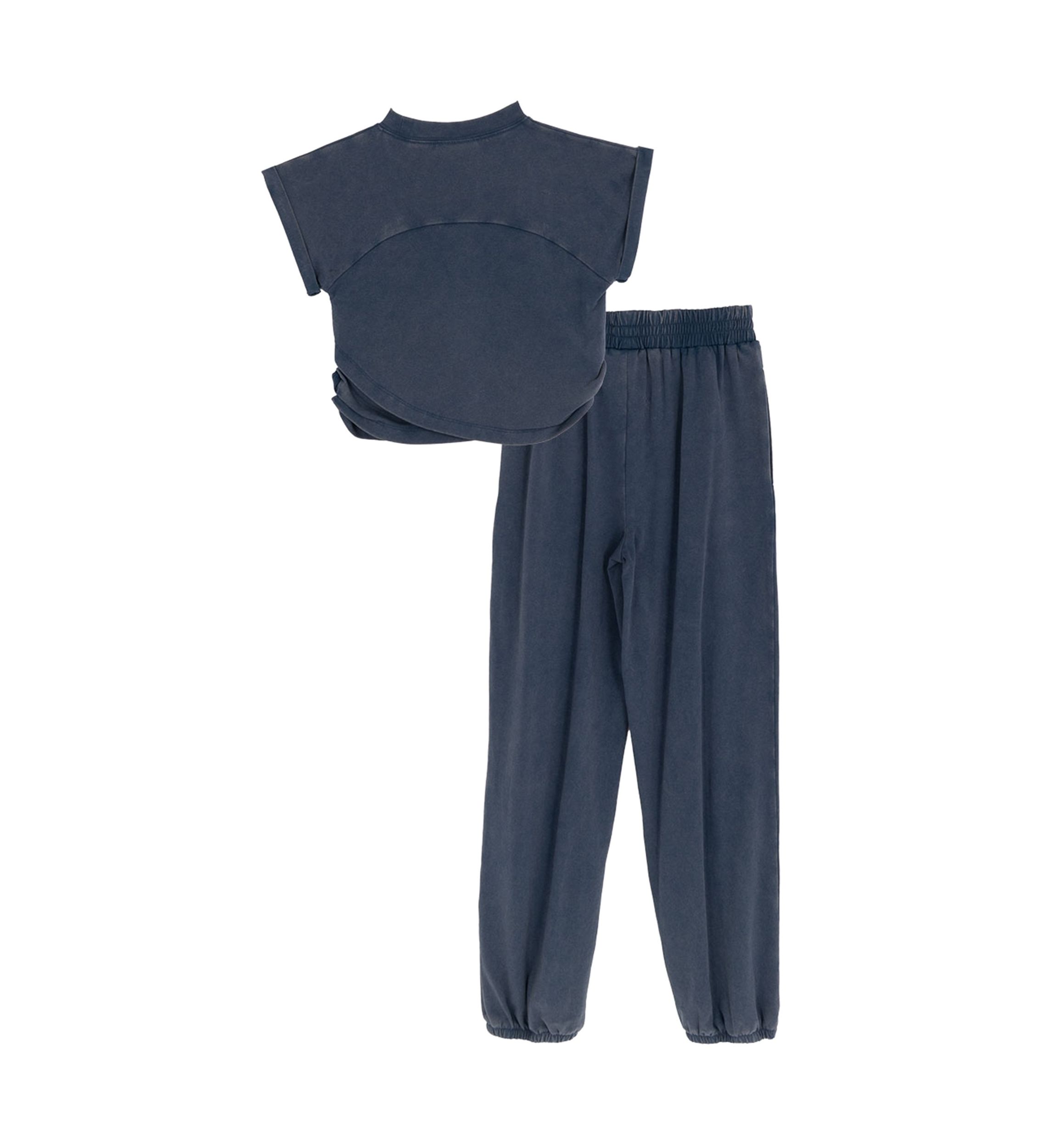 Girls 7-16 Washed Jersey Set 
