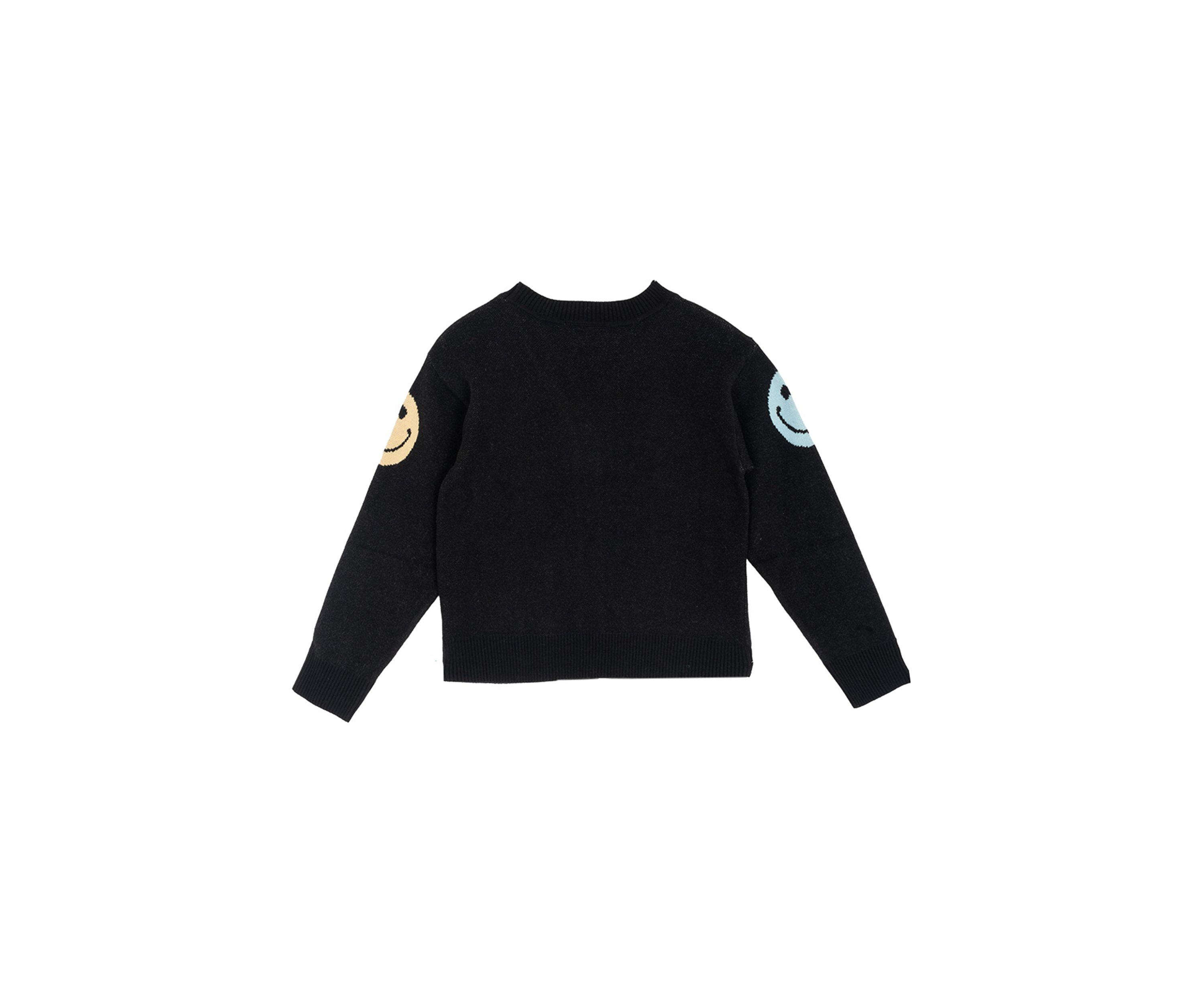 Girls 7-16 Smiley Print Cardigan 