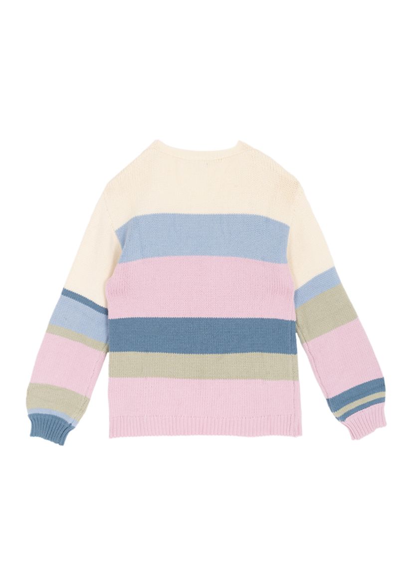 Girls 7-16 Striped Cardigan