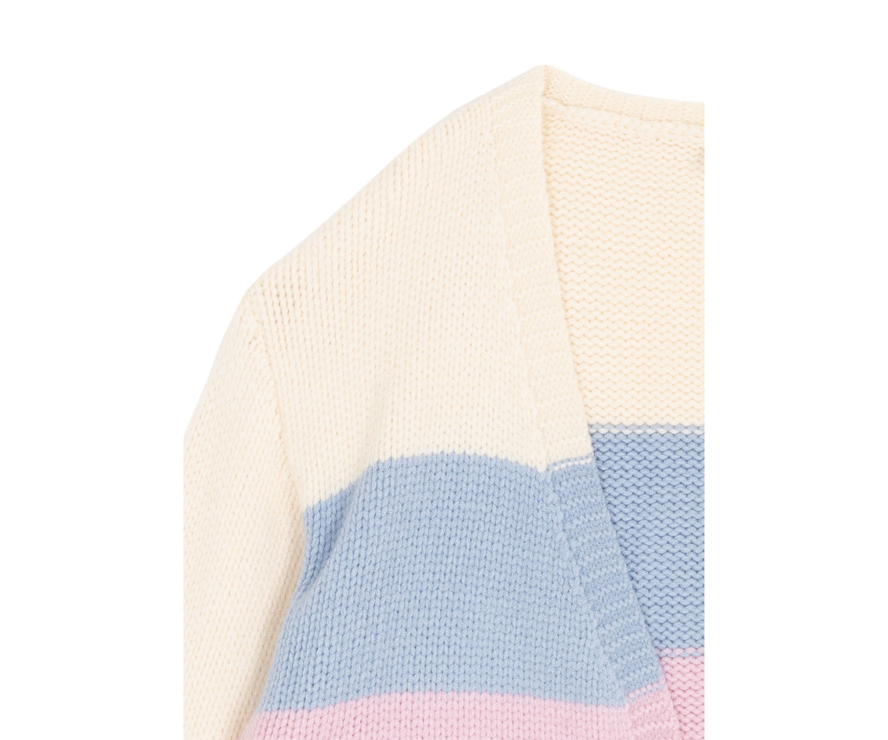 Girls 7-16 Striped Cardigan