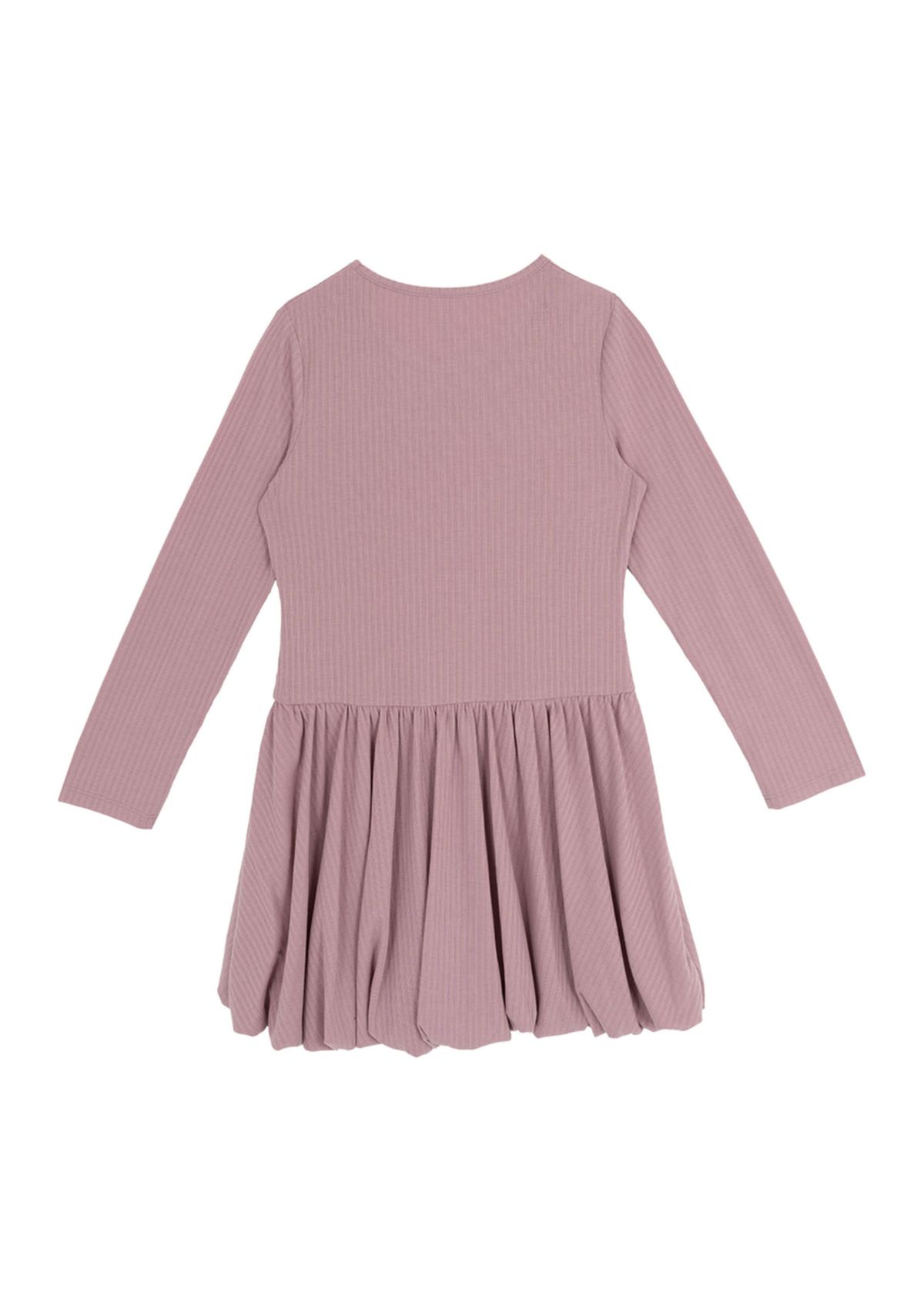 Girls 7-16 Long Sleeve Drop Waist Dress