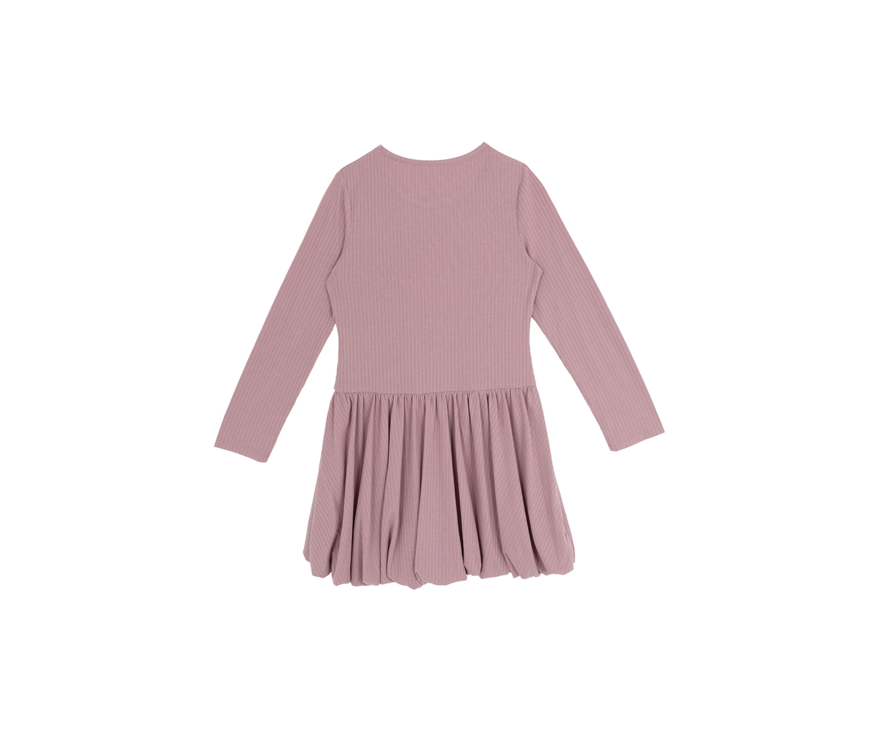 Girls 7-16 Long Sleeve Drop Waist Dress