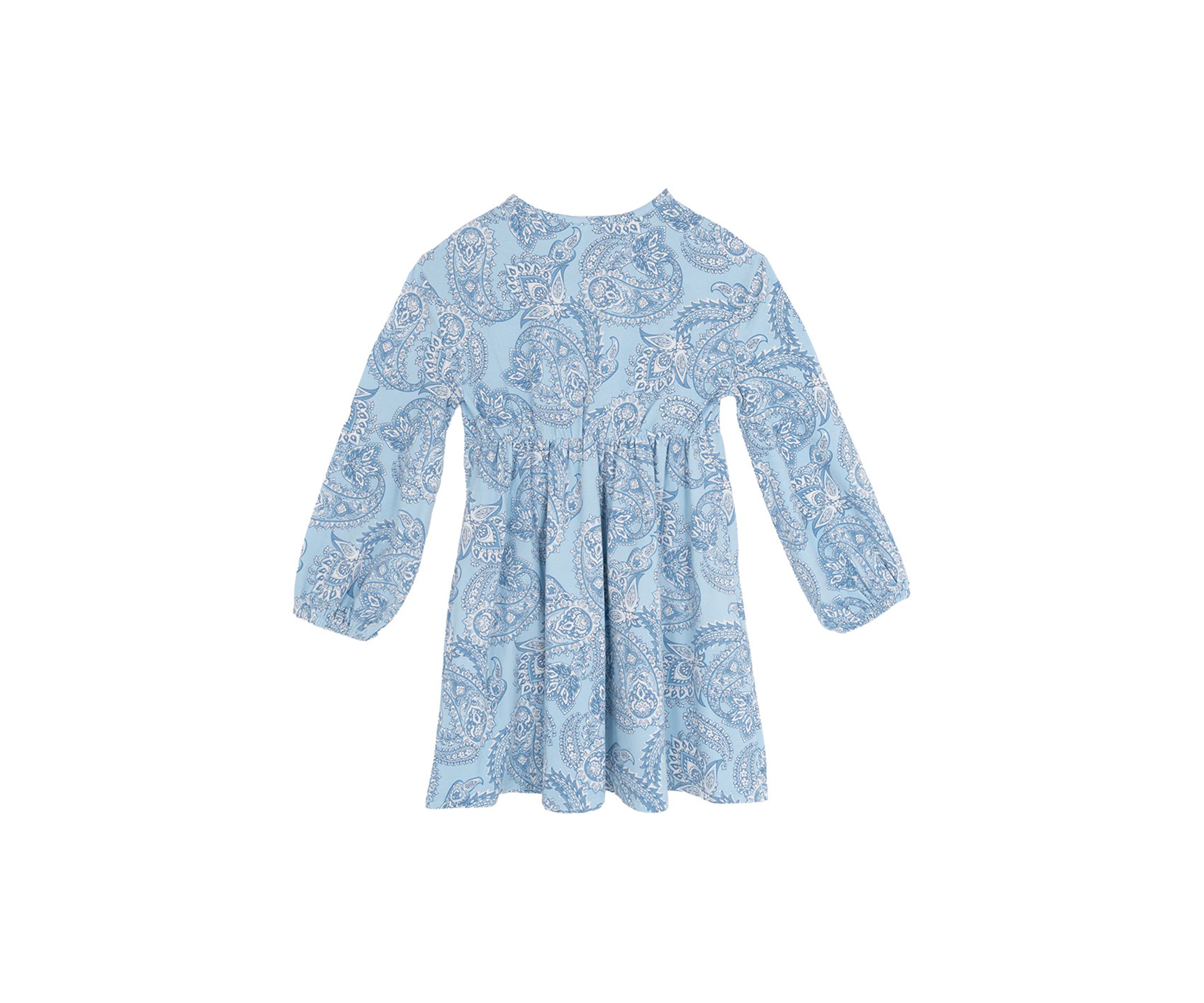 Girls 7-16 Balloon Sleeve Flair Dress