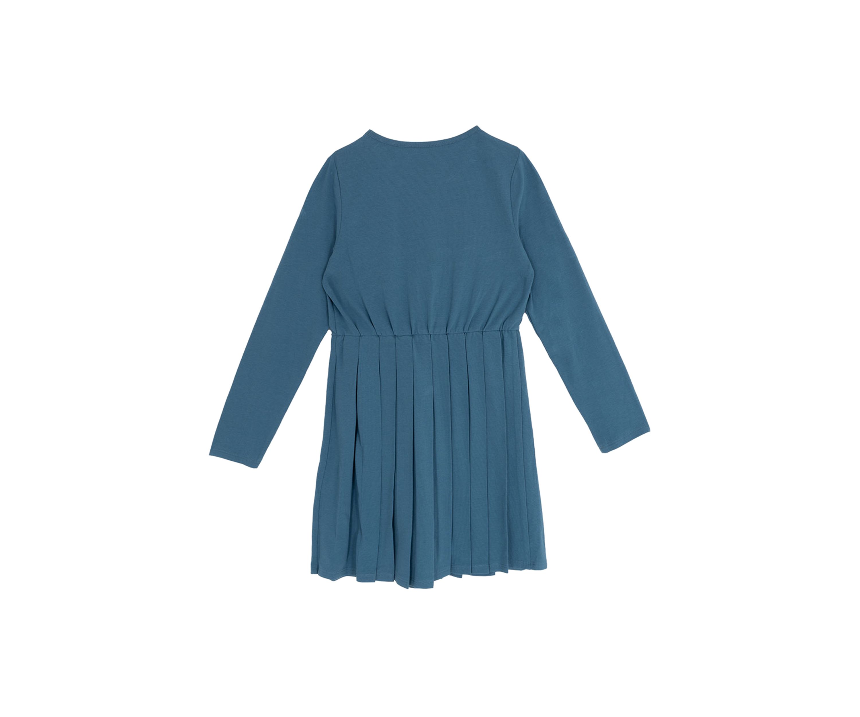 Girls 7-16 Long Sleeve Pleated Dress