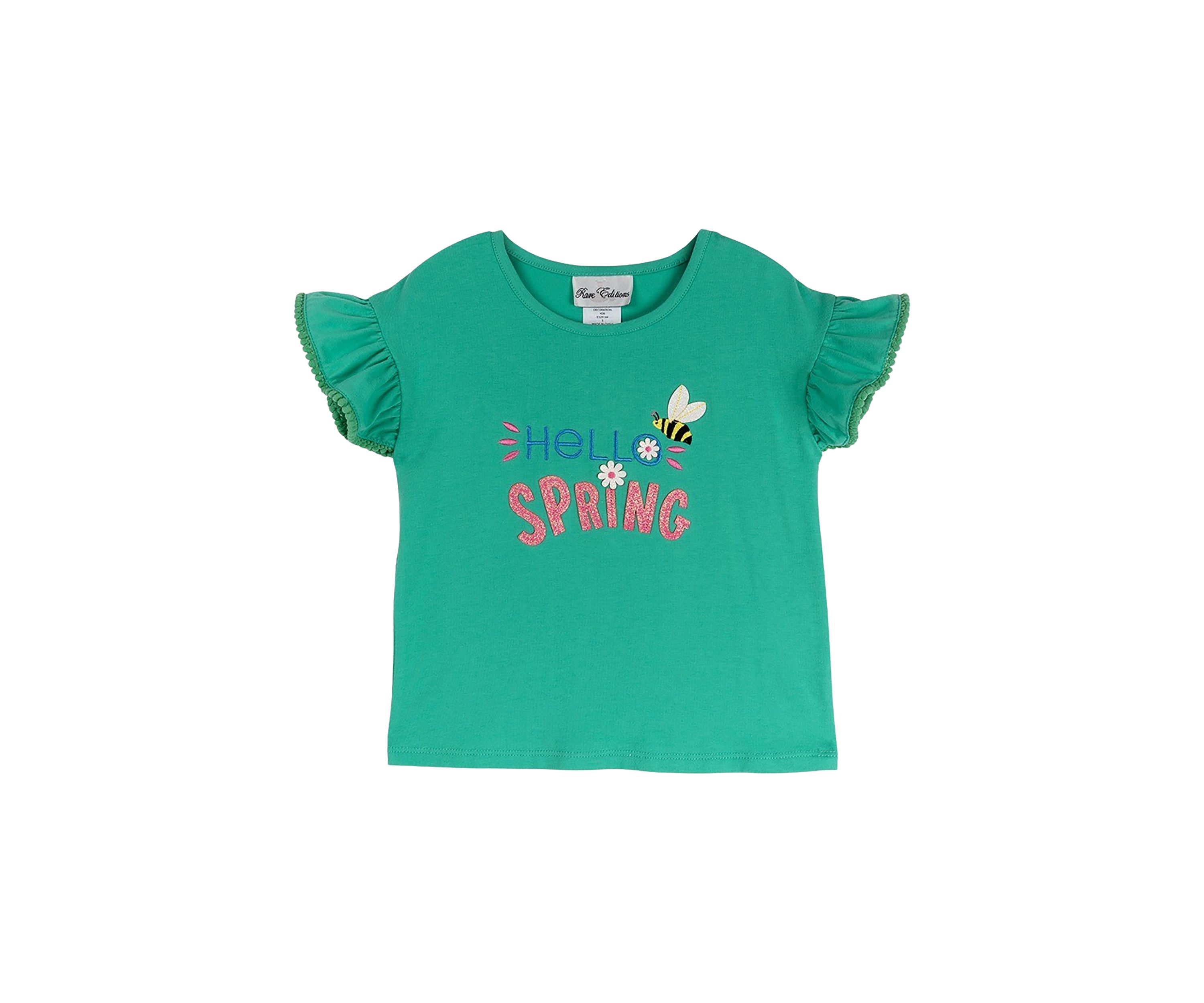 Girls 4-6x Knit Appliqué Top