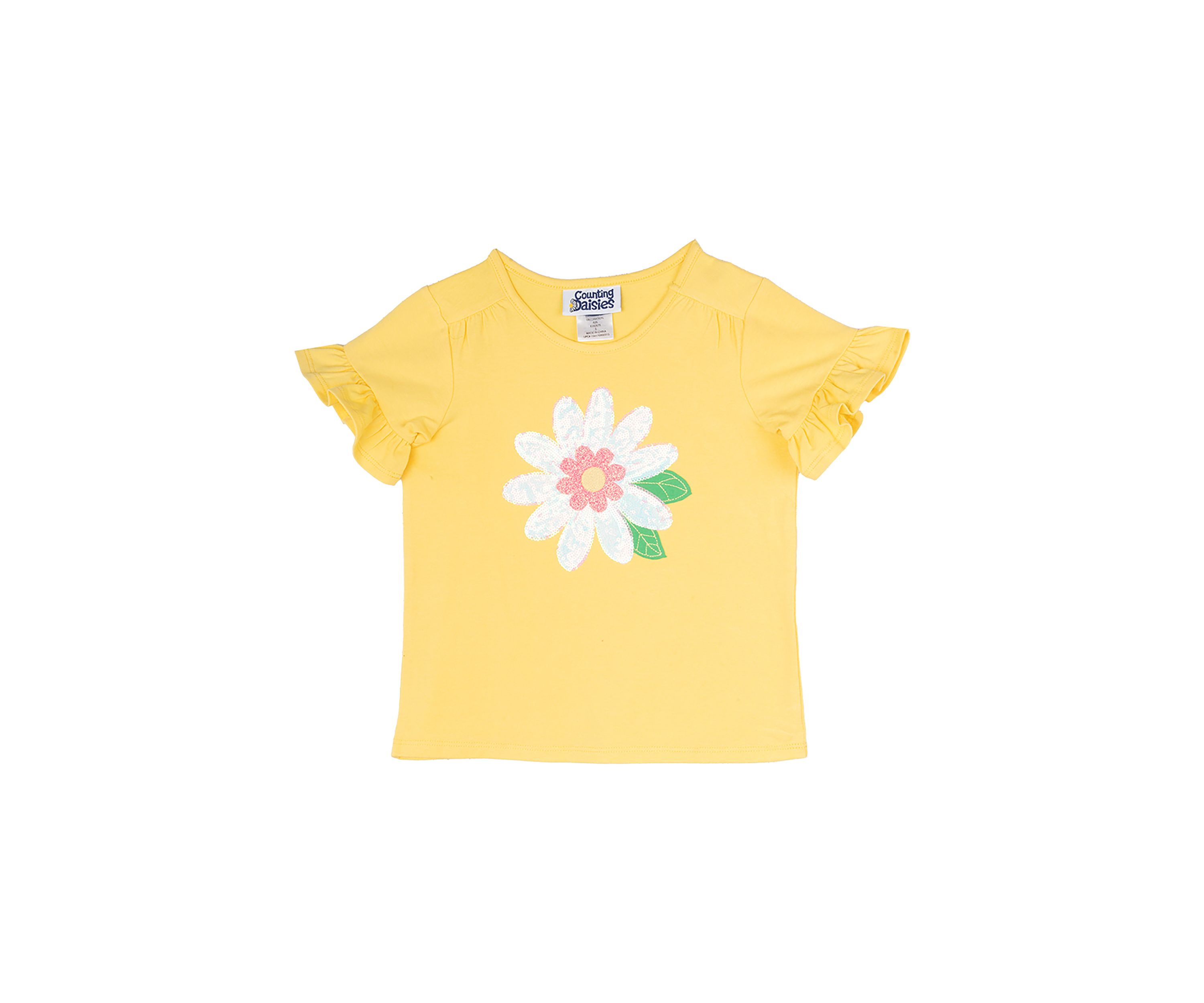 Girls 4-6x Flower Graphic T-Shirt 
