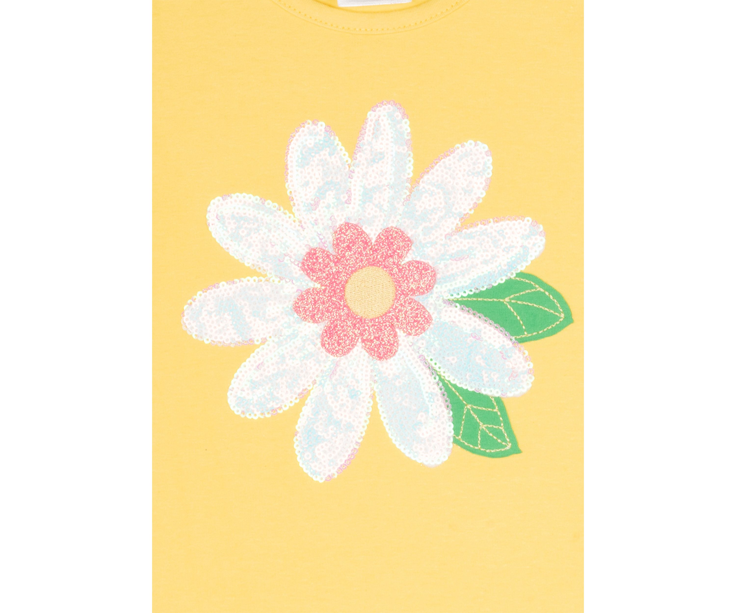 Girls 4-6x Flower Graphic T-Shirt 