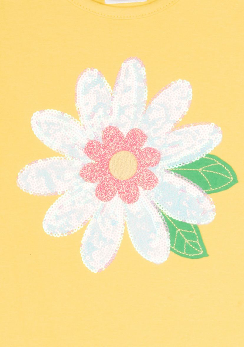 Girls 4-6x Flower Graphic T-Shirt 