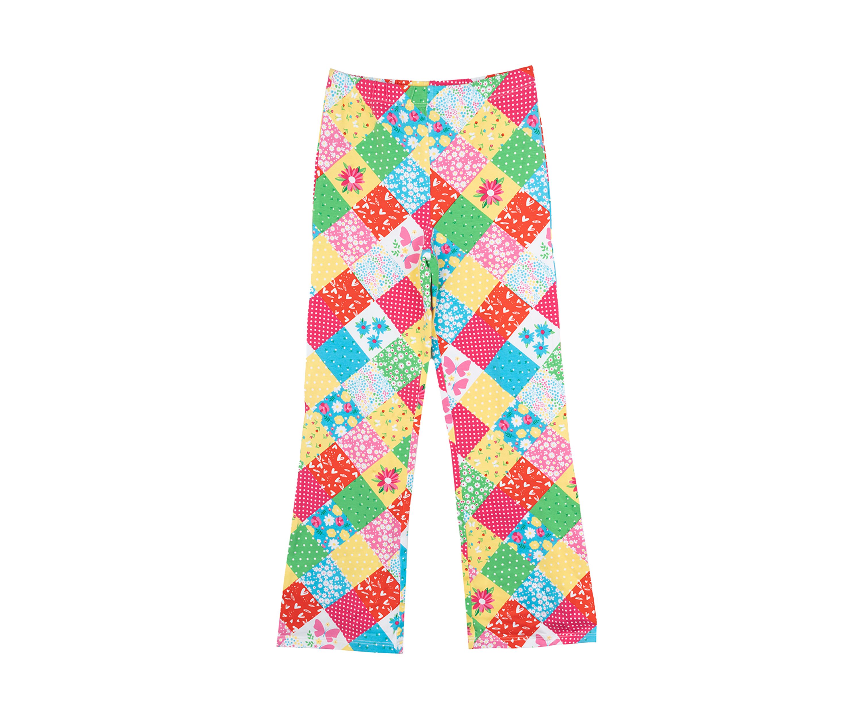 Girls 4-6x Patchwork Leggings