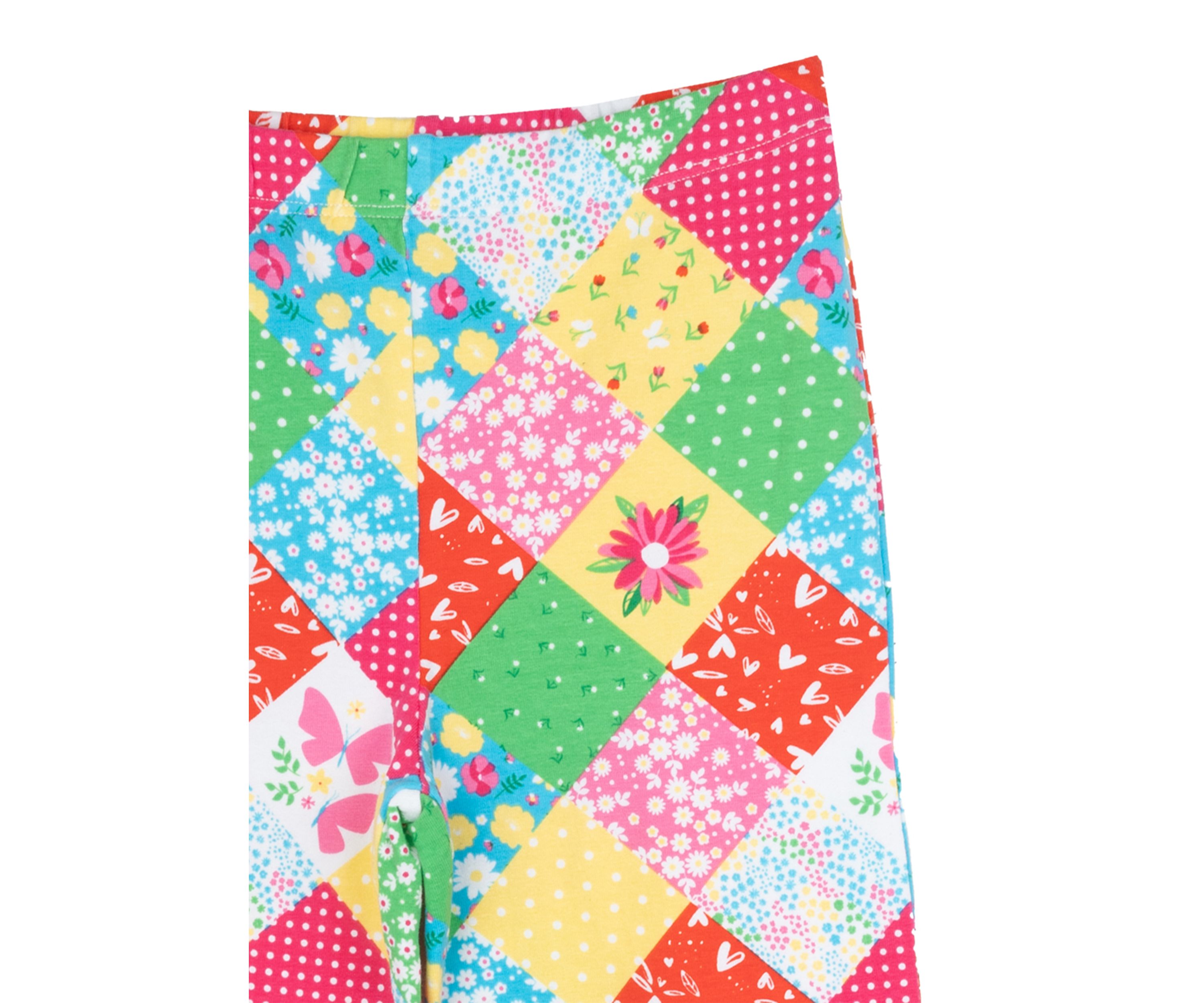 Girls 4-6x Patchwork Leggings