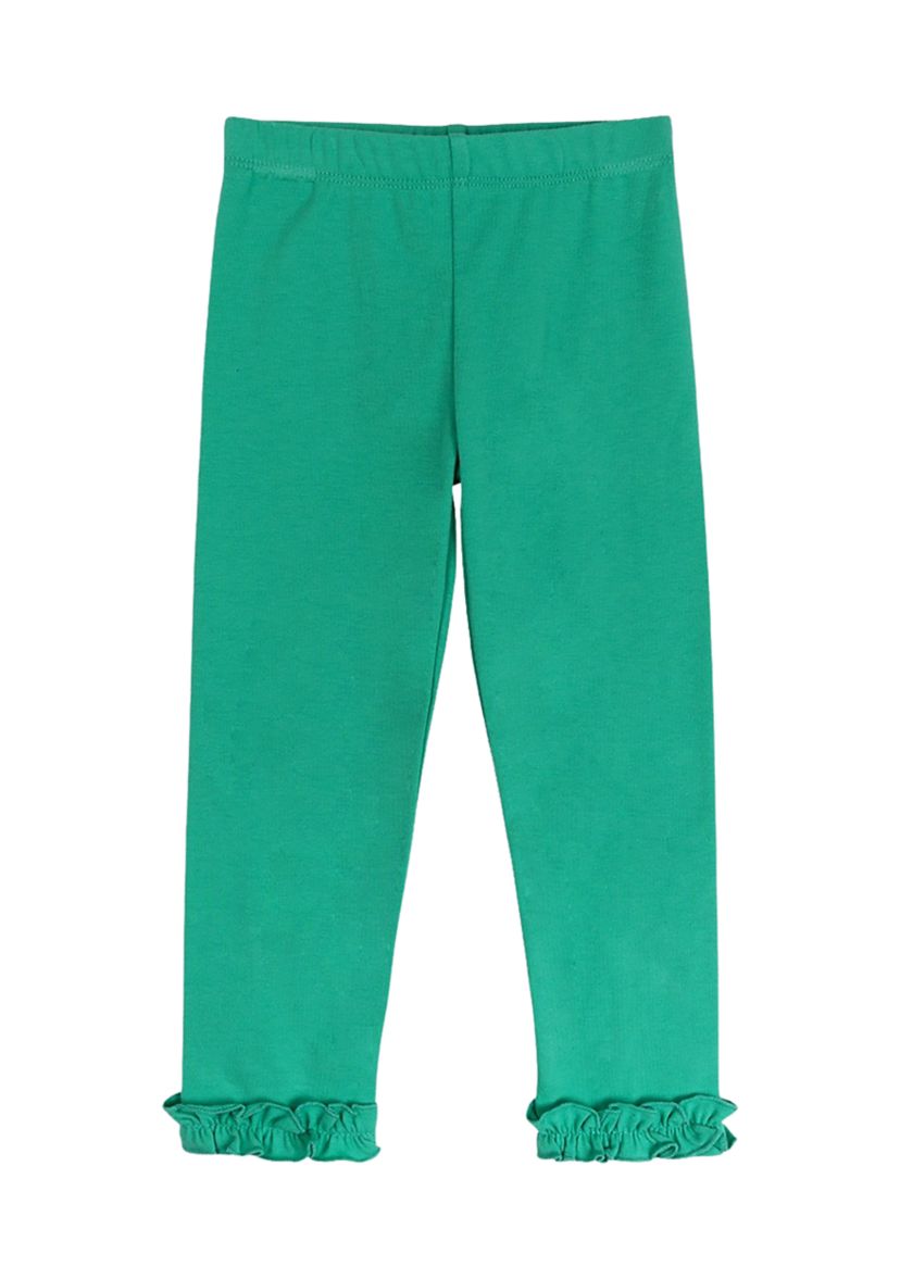  Girls 7-16 Solid Knit Leggings