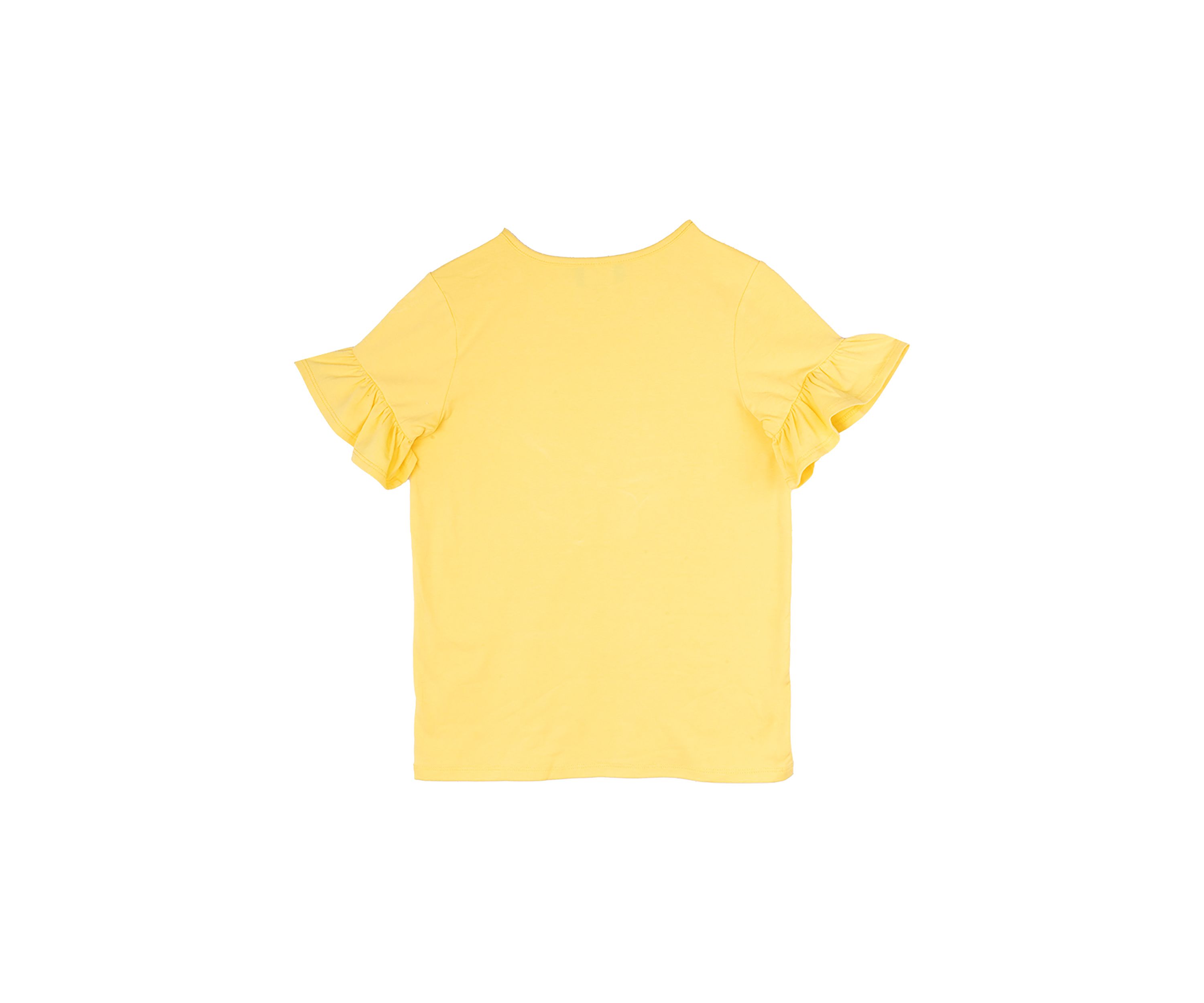 Girls 7-16 Flower Flutter Sleeve Top 