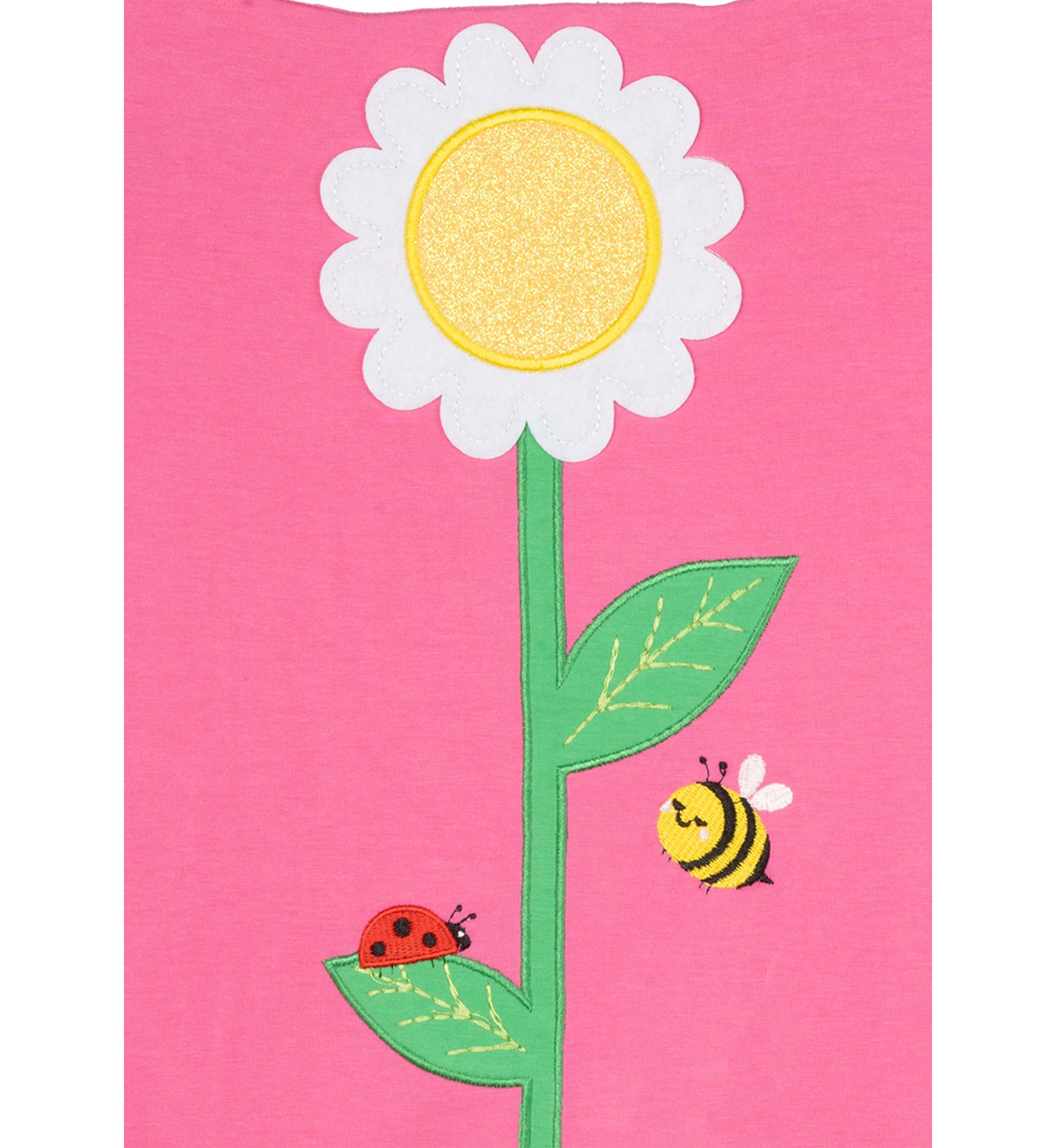 Girls 7-16 Square Neck Flower Top 