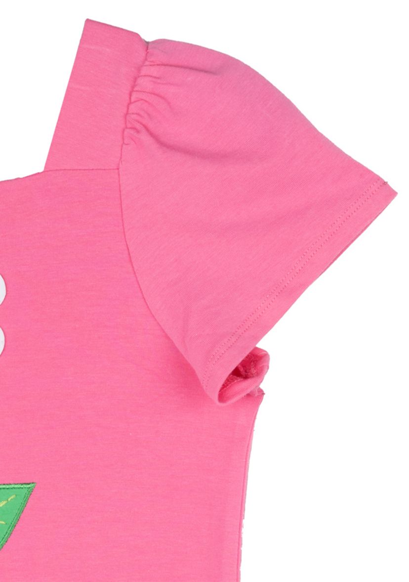 Girls 7-16 Square Neck Flower Top 