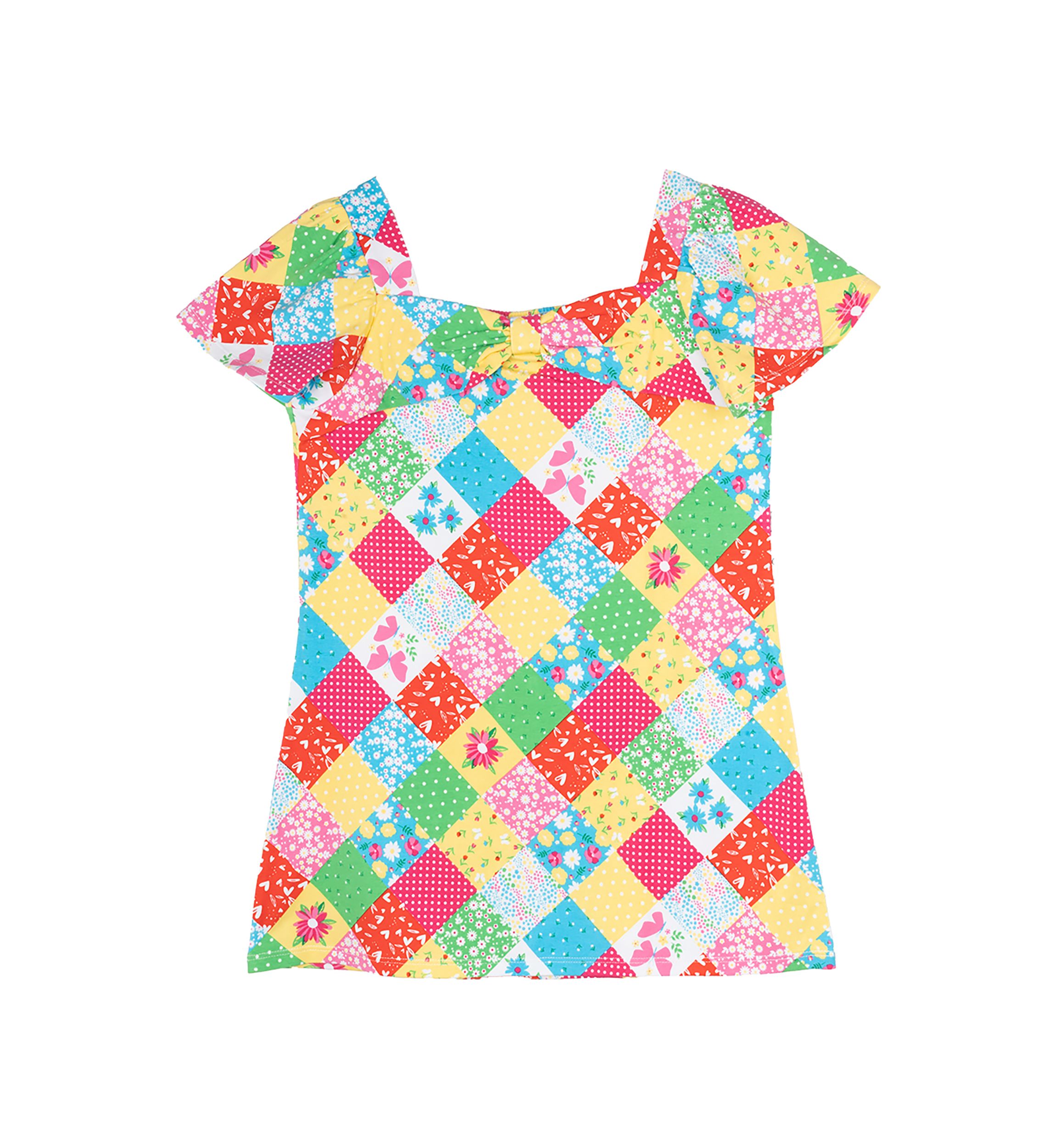 Girls 7-16 Patchwork Top 