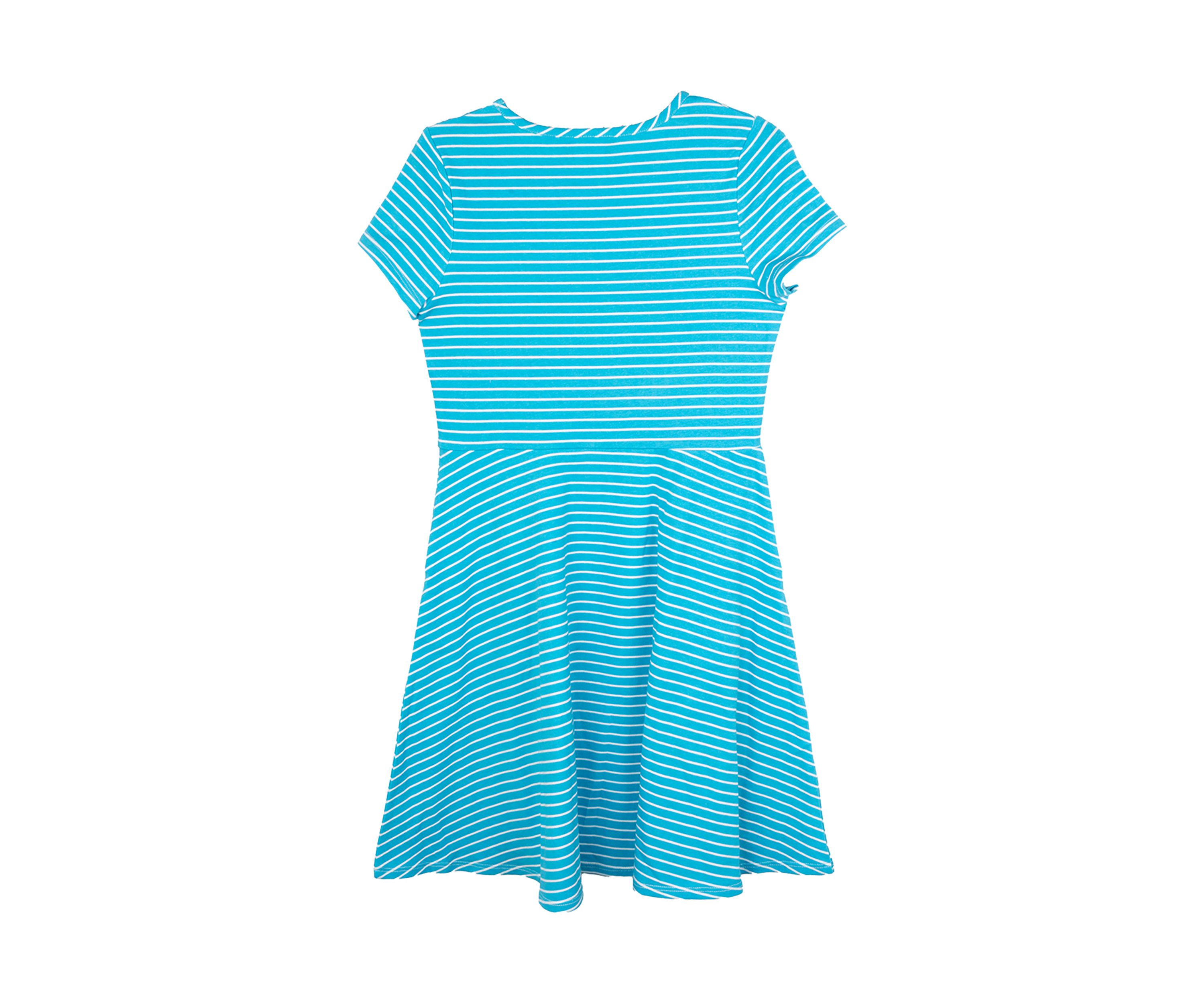 Girls 7-16 Striped Bloom Dress