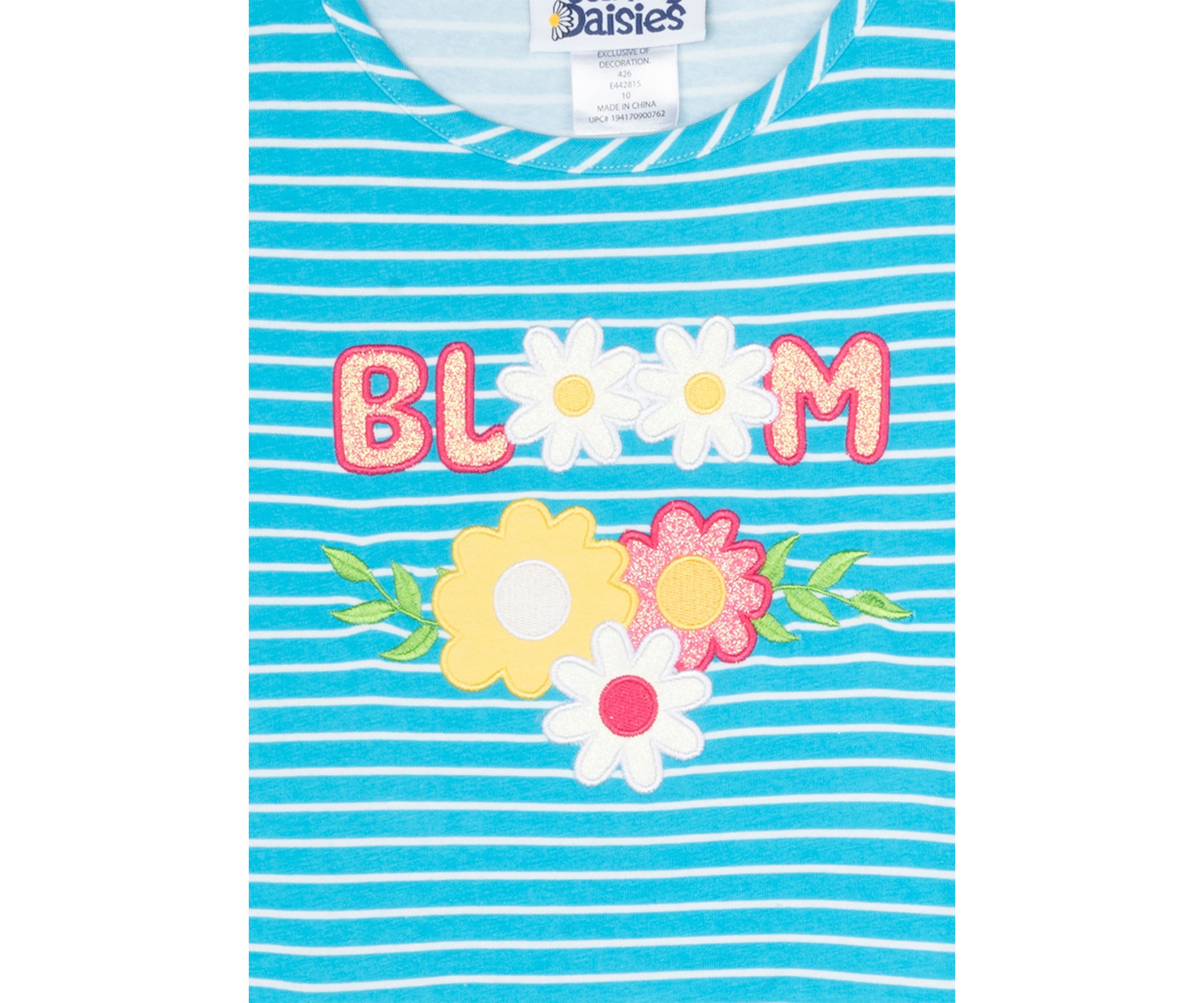 Girls 7-16 Striped Bloom Dress