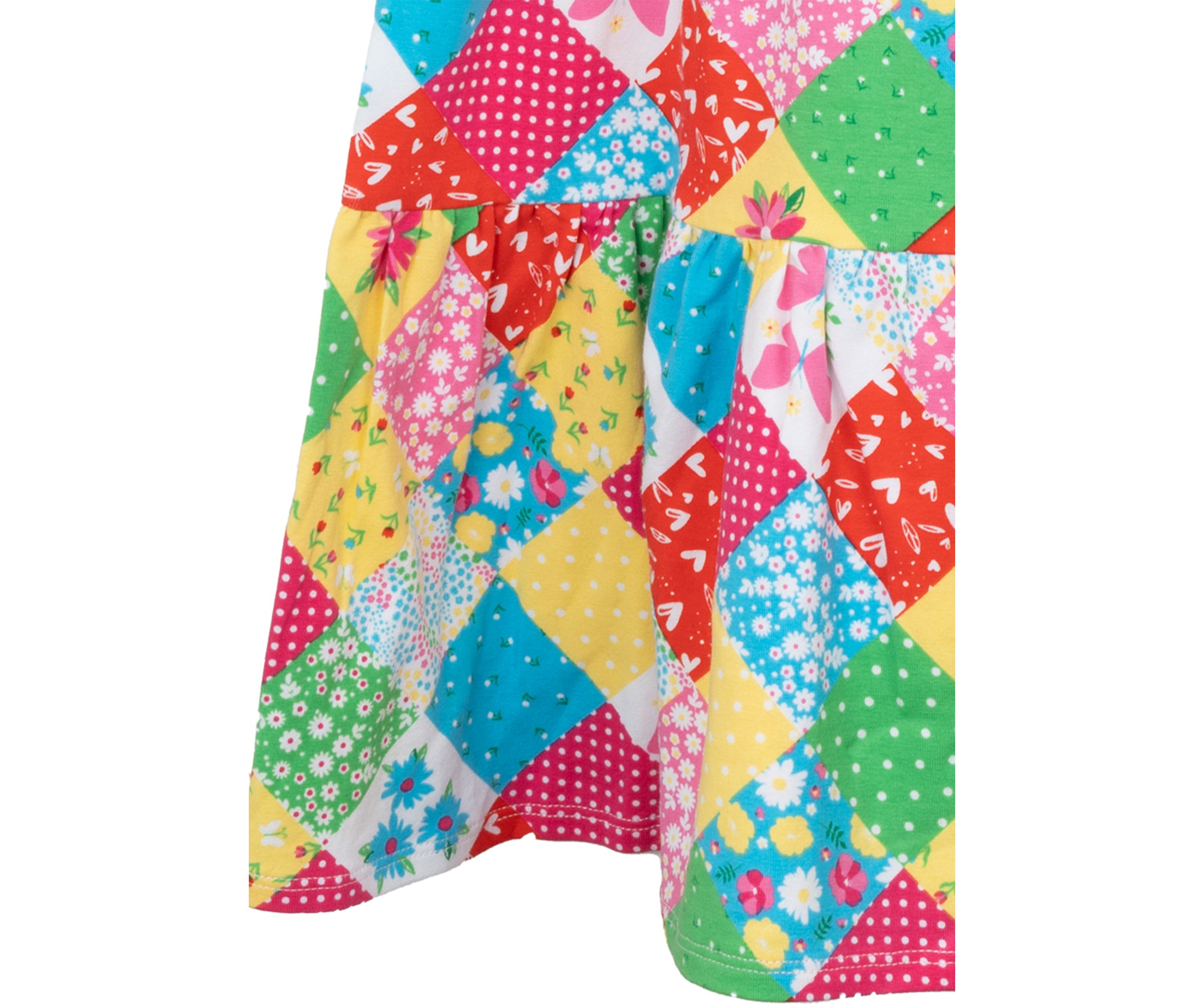 Girls 7-16 Patchwork Dress 