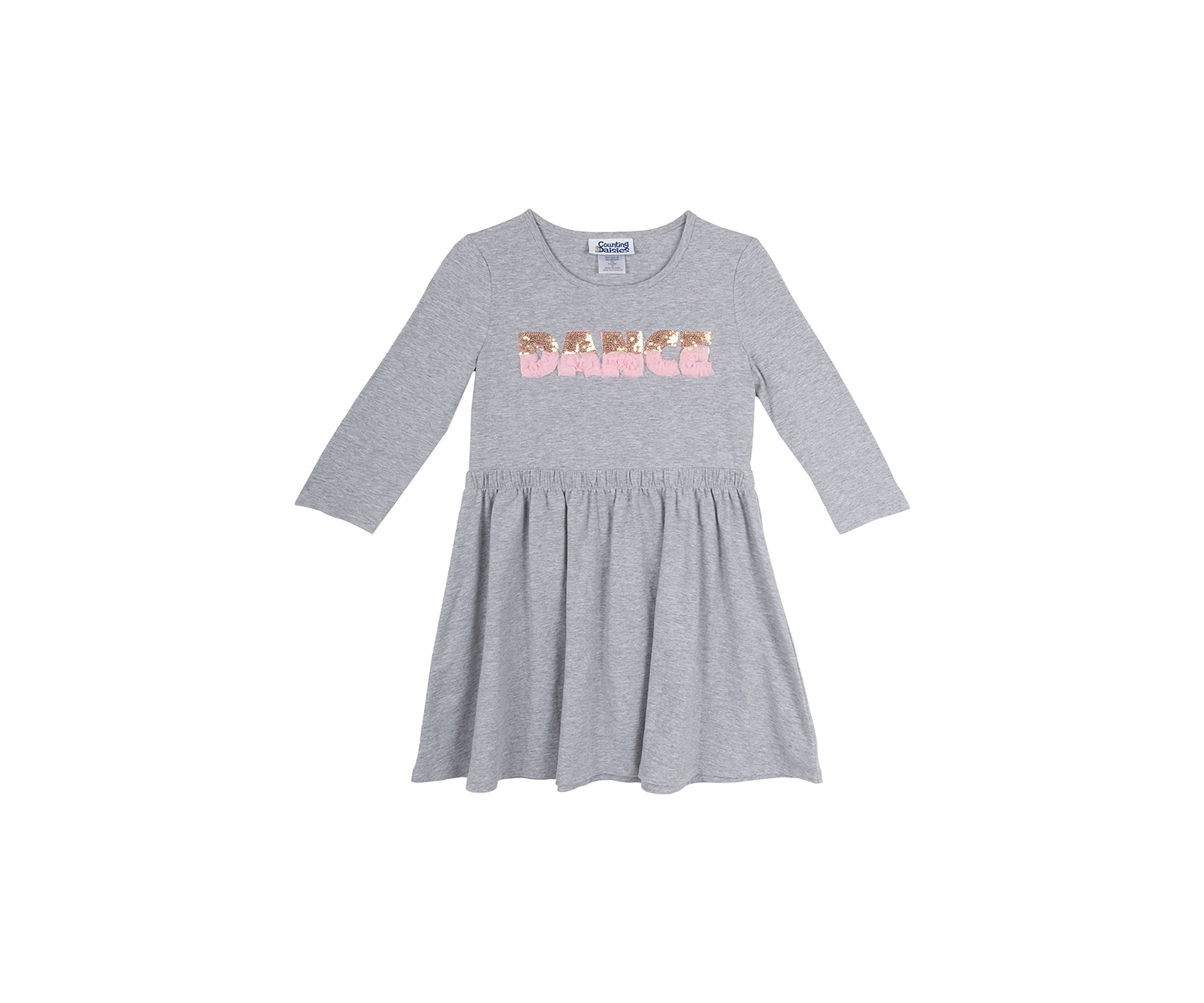 Girls 4-6x Dance Appliqué Dress