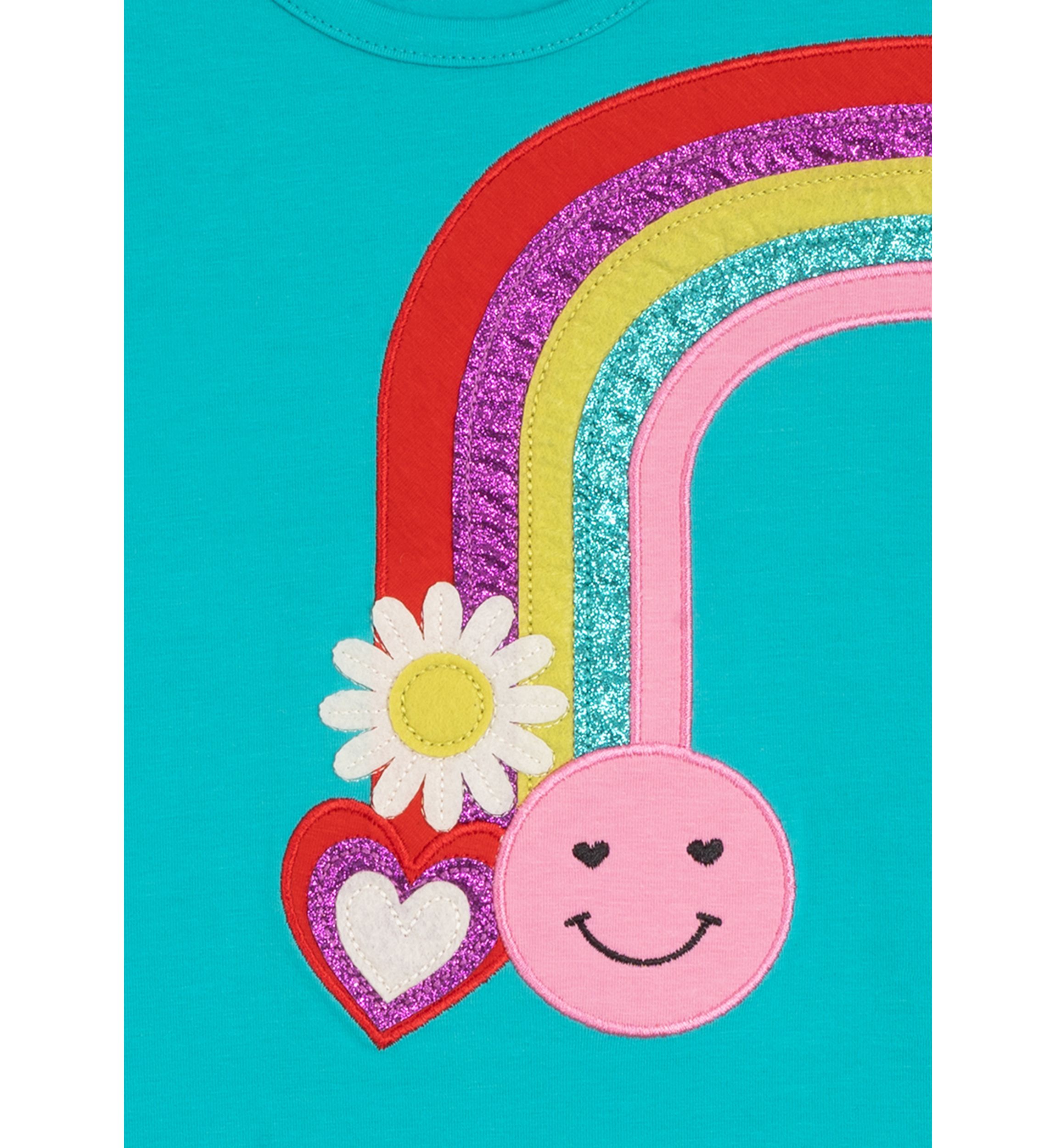 Girls 4-6x Short Sleeve Rainbow Sundress