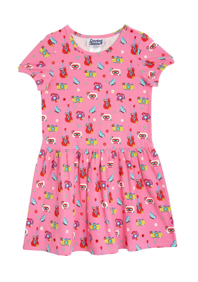 Girls 4-6x Short Sleeve Icon Sundress