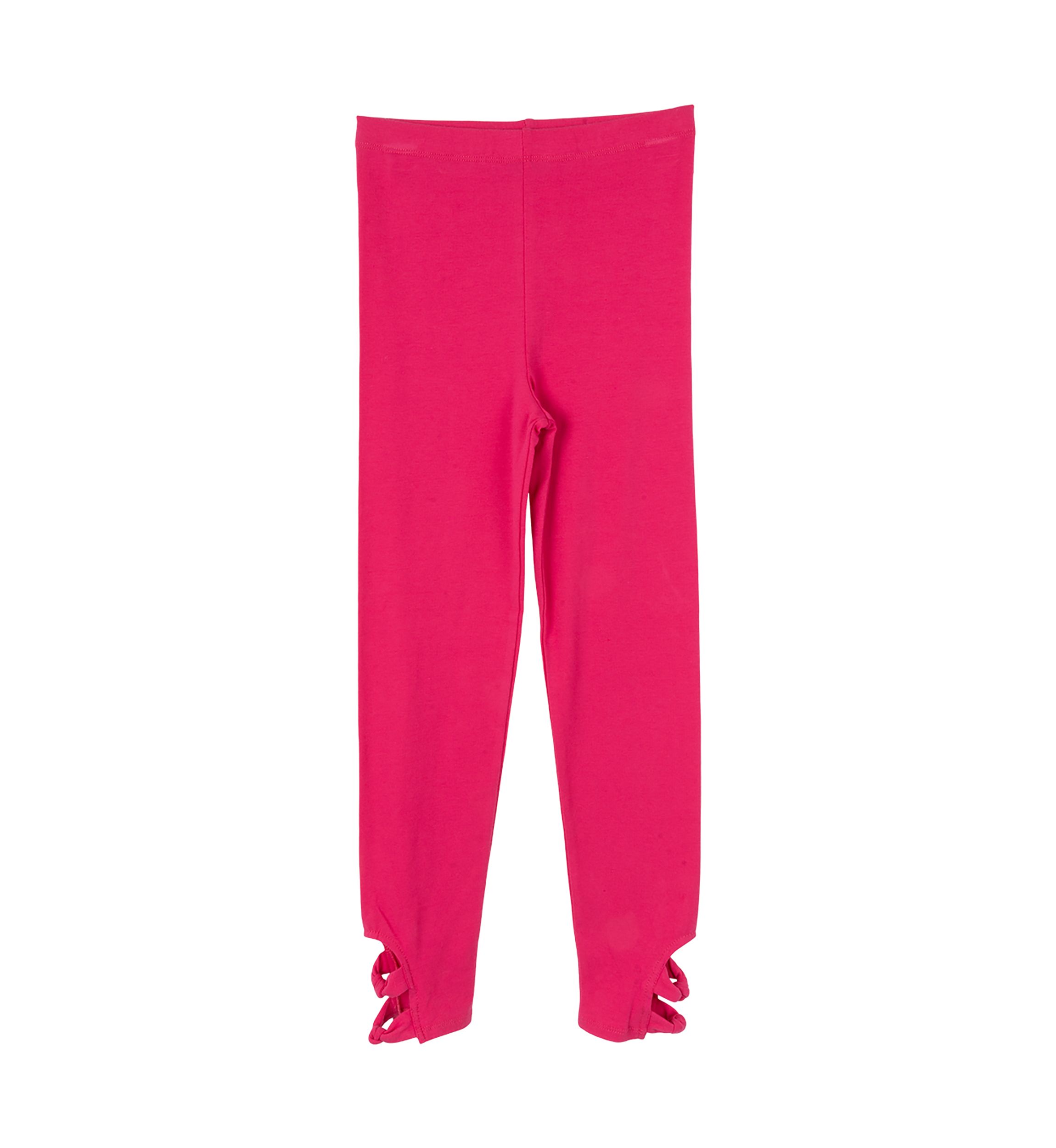 Girls 7-16 Solid Knotted Twist Leggings