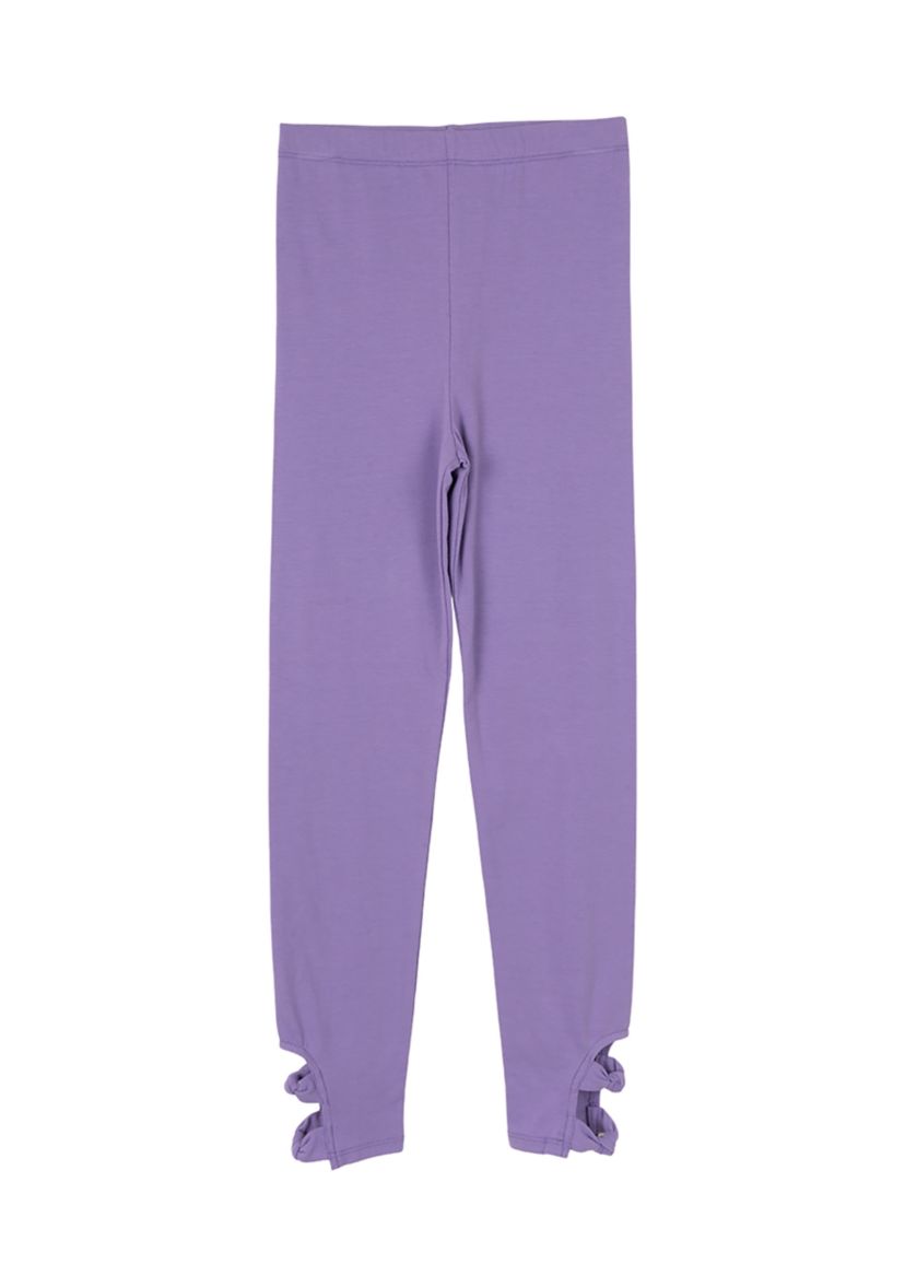 Girls 7-16 Solid Twisted Knot Leggings