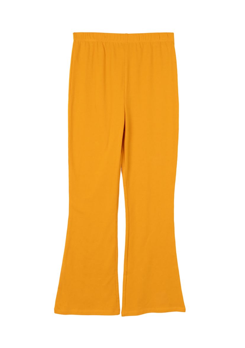 Girls 7-16 Solid Flare Leggings