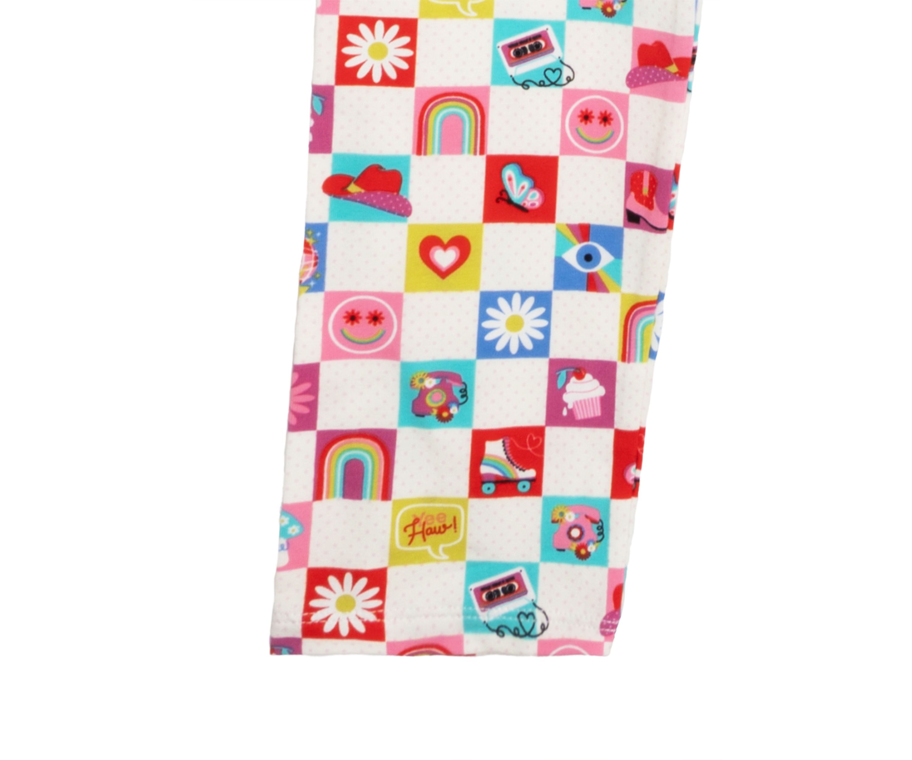 Girls 7-16 Checkered Icon Printed Leggings
