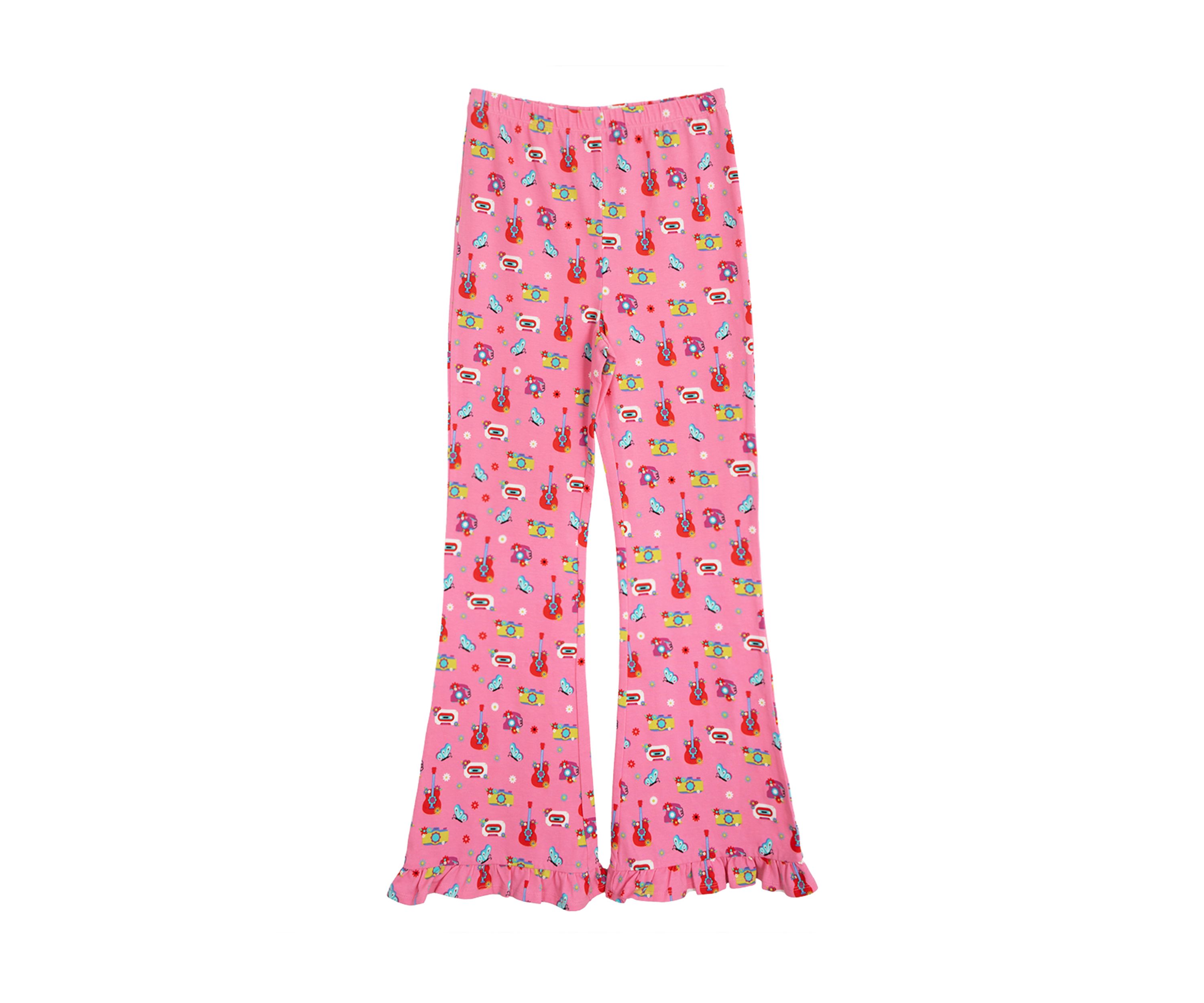 Girls 7-16 Printed Flared Leggings