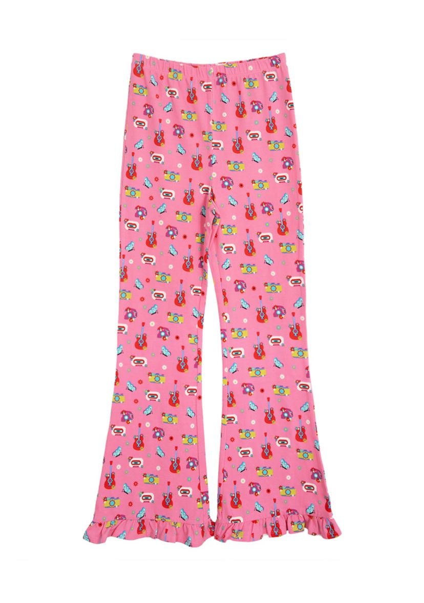 Girls 7-16 Printed Flared Leggings