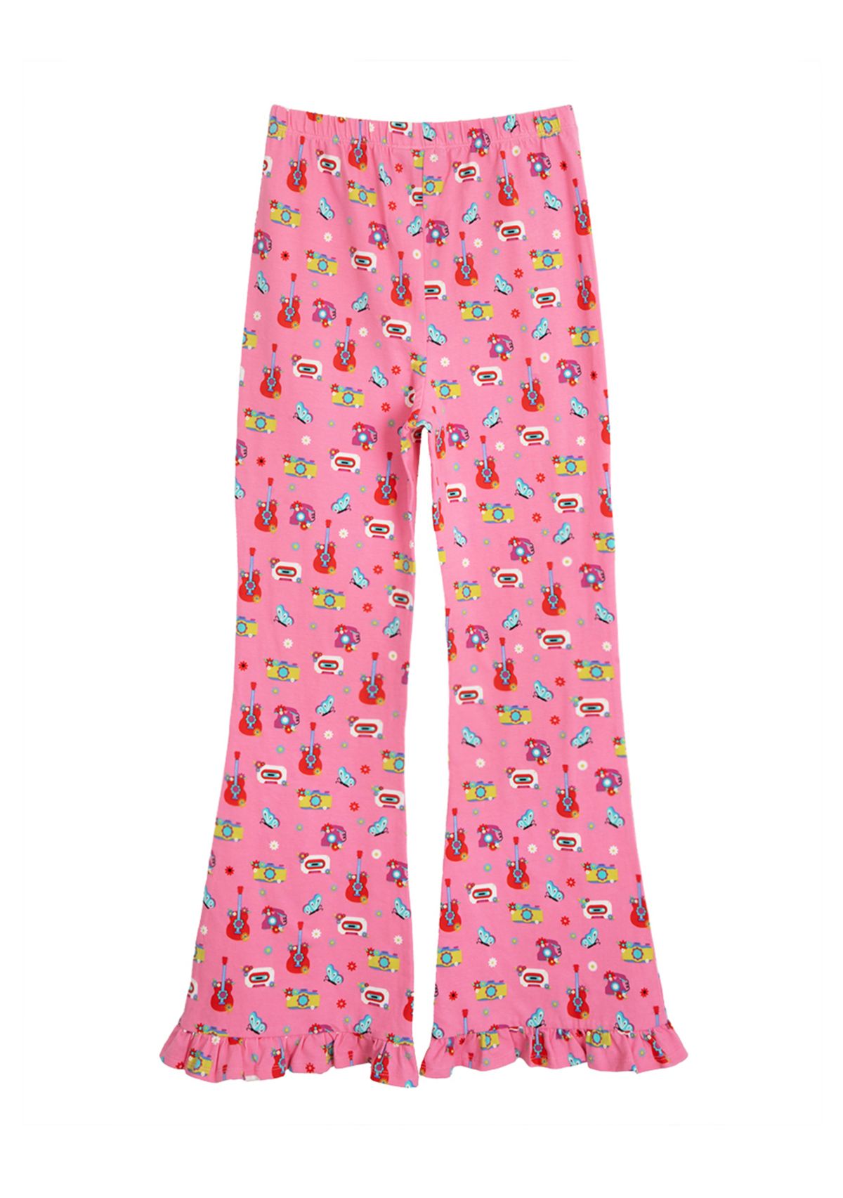 Girls 7-16 Printed Flared Leggings