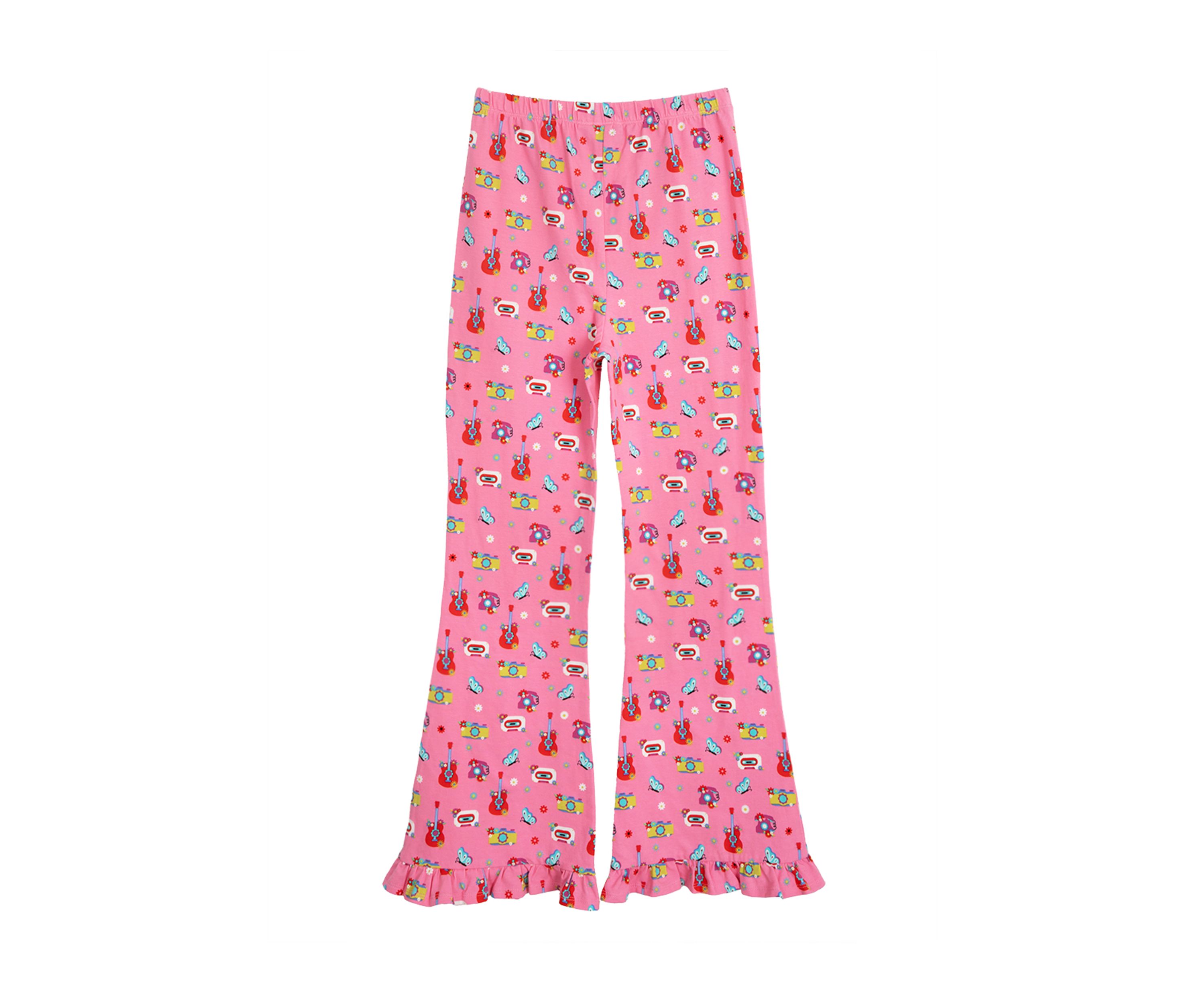 Girls 7-16 Printed Flared Leggings