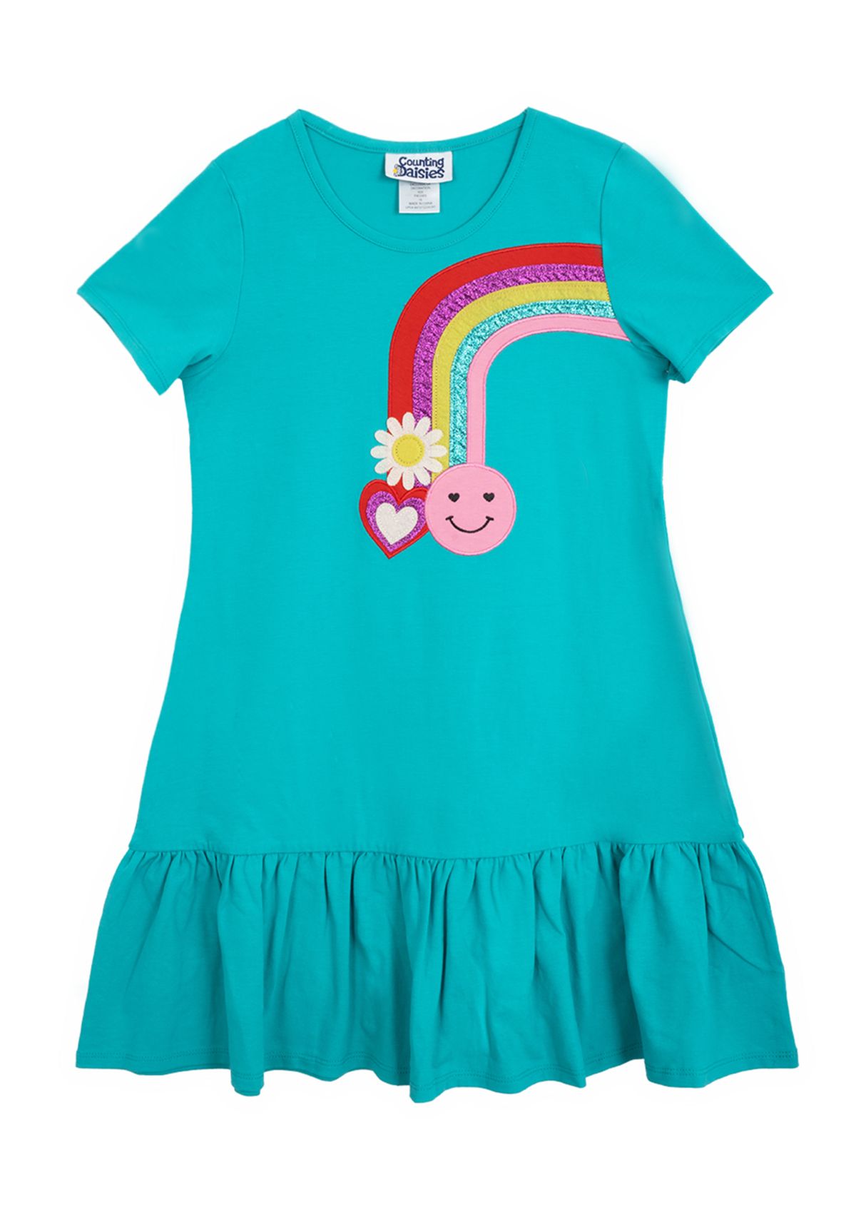 Girls 7-16 Short Sleeve Butterfly Sundress