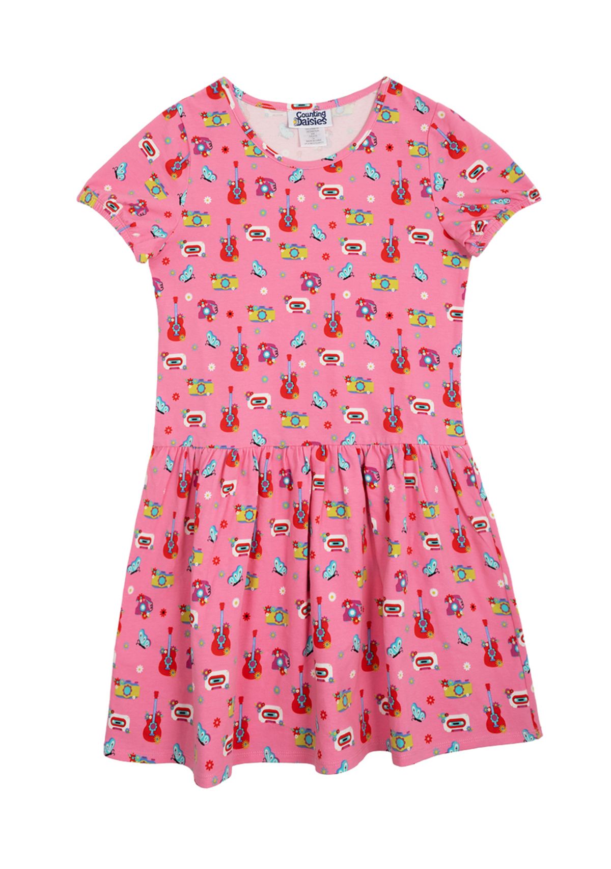 Girls 7-16 Printed Dress