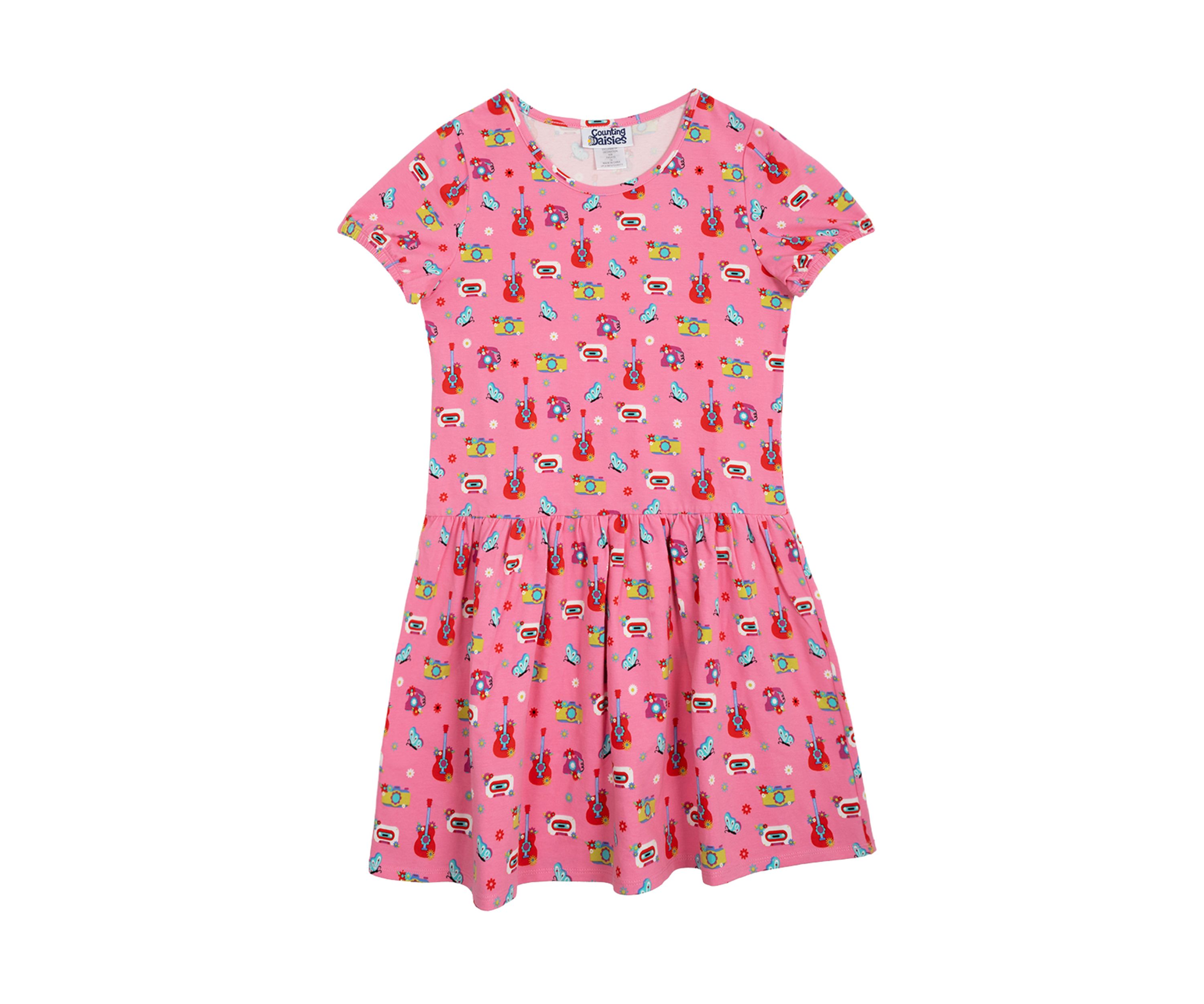Girls 7-16 Printed Dress