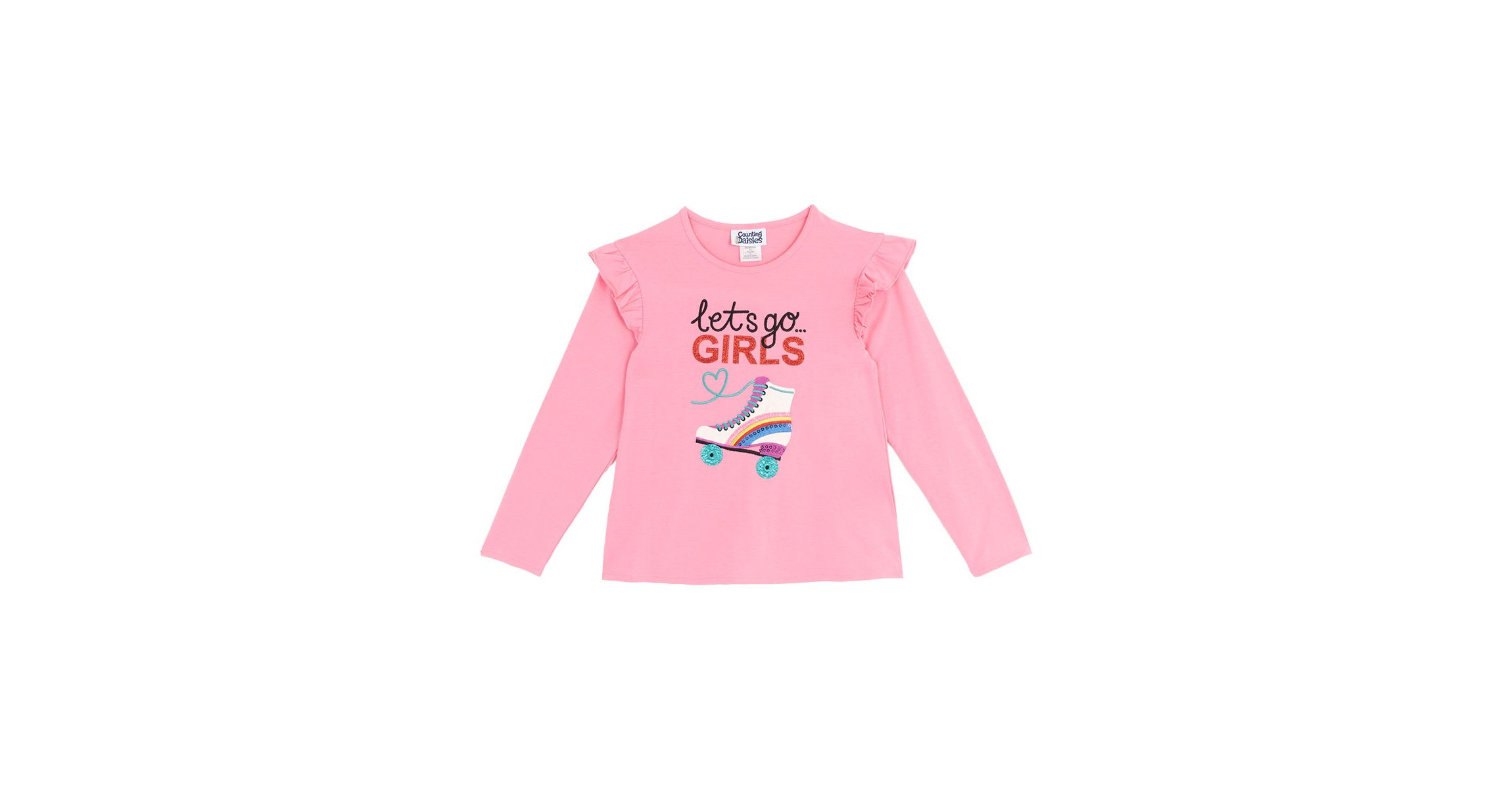 Girls 7-16 Long Sleeve Skate Graphic T-Shirt 